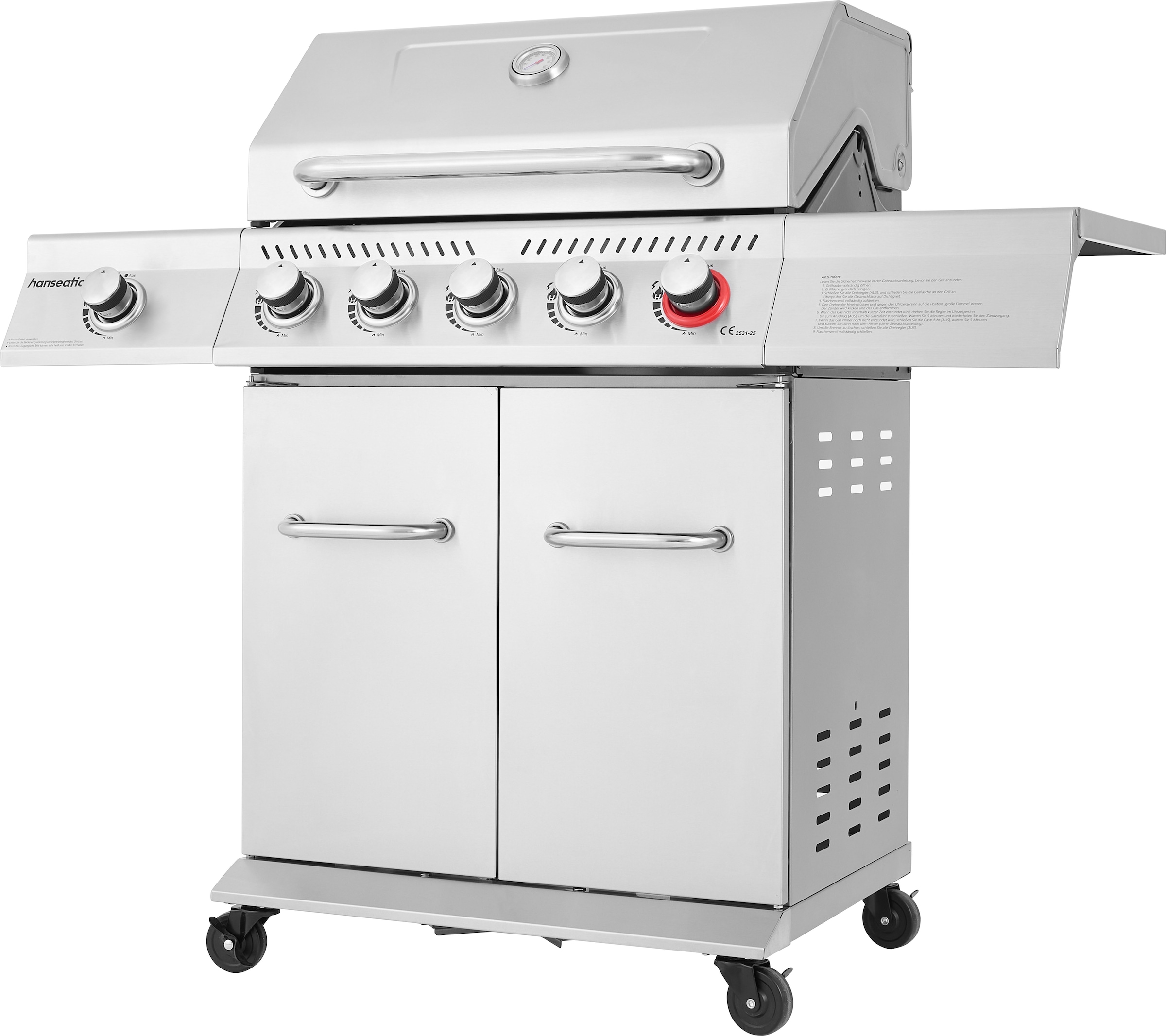 Hanseatic Gasgrill »Richland« inkl. 3 Jahre Herstellergarantie
