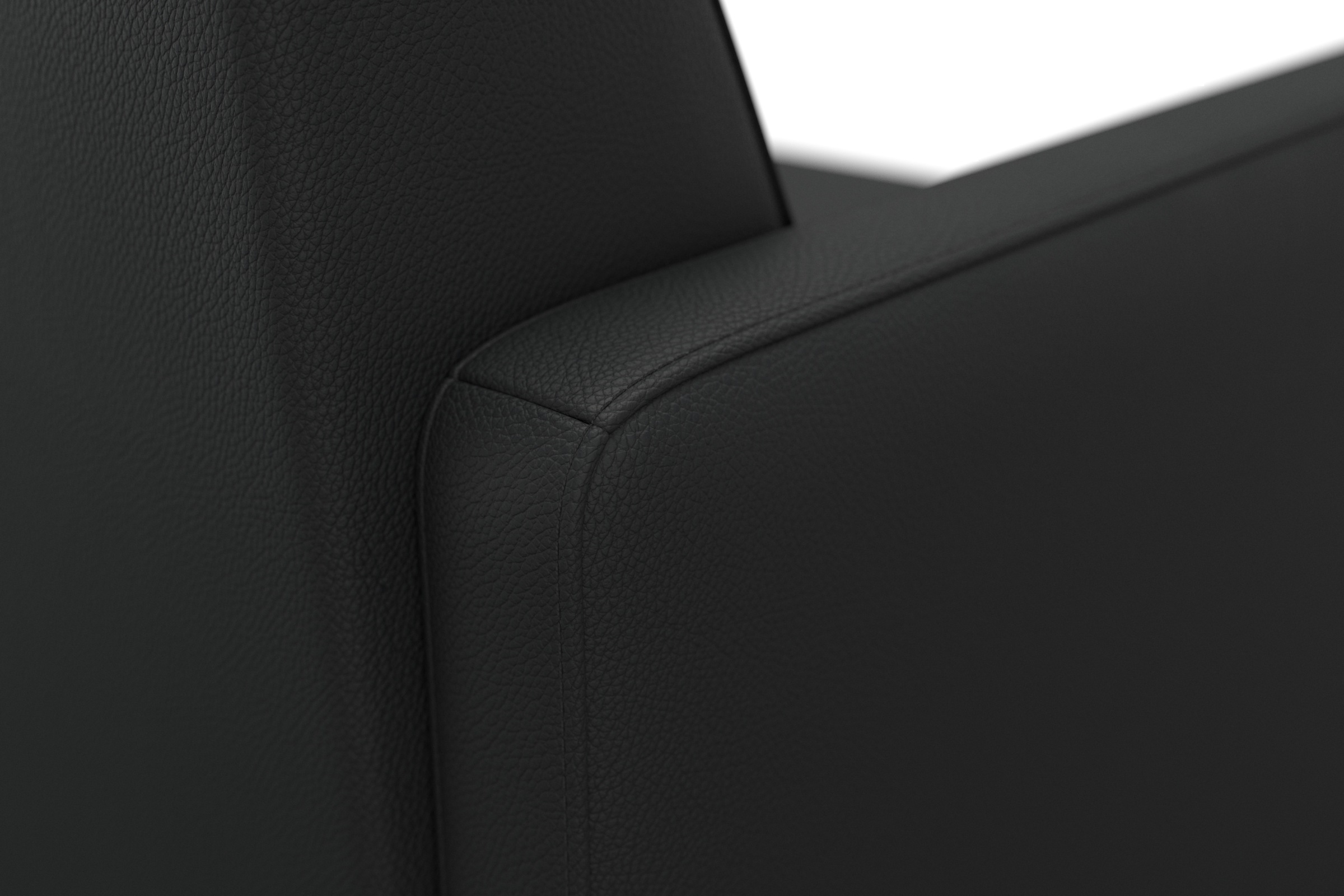 machalke® Sessel »single«, Ledersessel mit Metallkufen