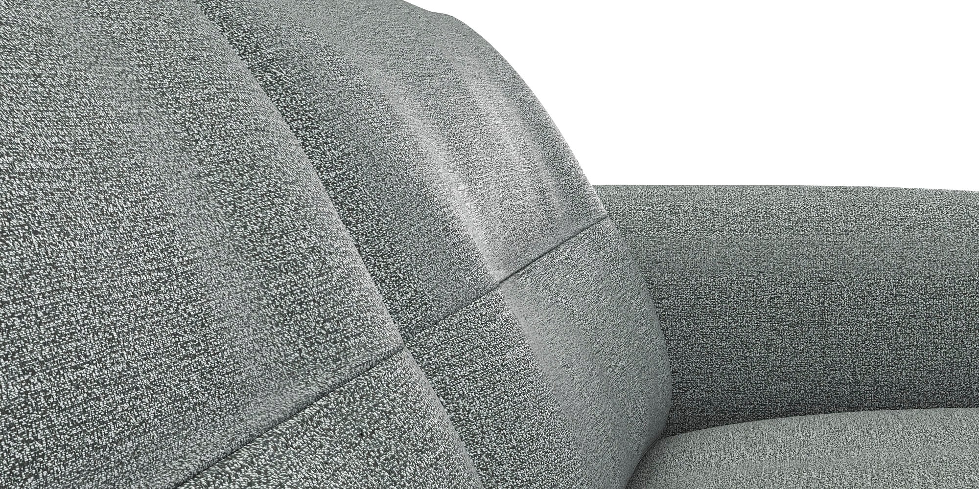 FLEXLUX 2,5-Sitzer »Glow Sofa, Couch, Premium-Sitzkomfort: Kaltschaum & Federkern«, Armlehnenblende in geölter Eiche, Fuß schwarz
