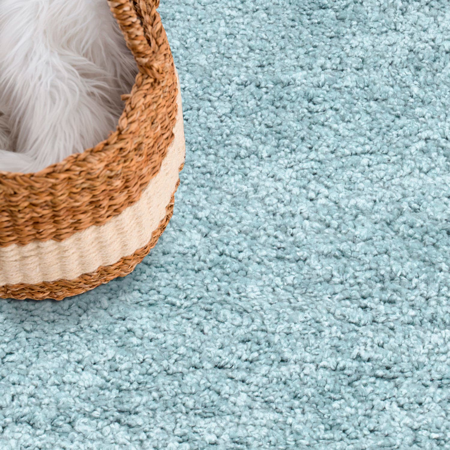 Carpet City Hochflor-Teppich »City Shaggy«, rund, 30 mm Höhe, Teppich Langflor, Uni, Shaggy, flauschig-weich