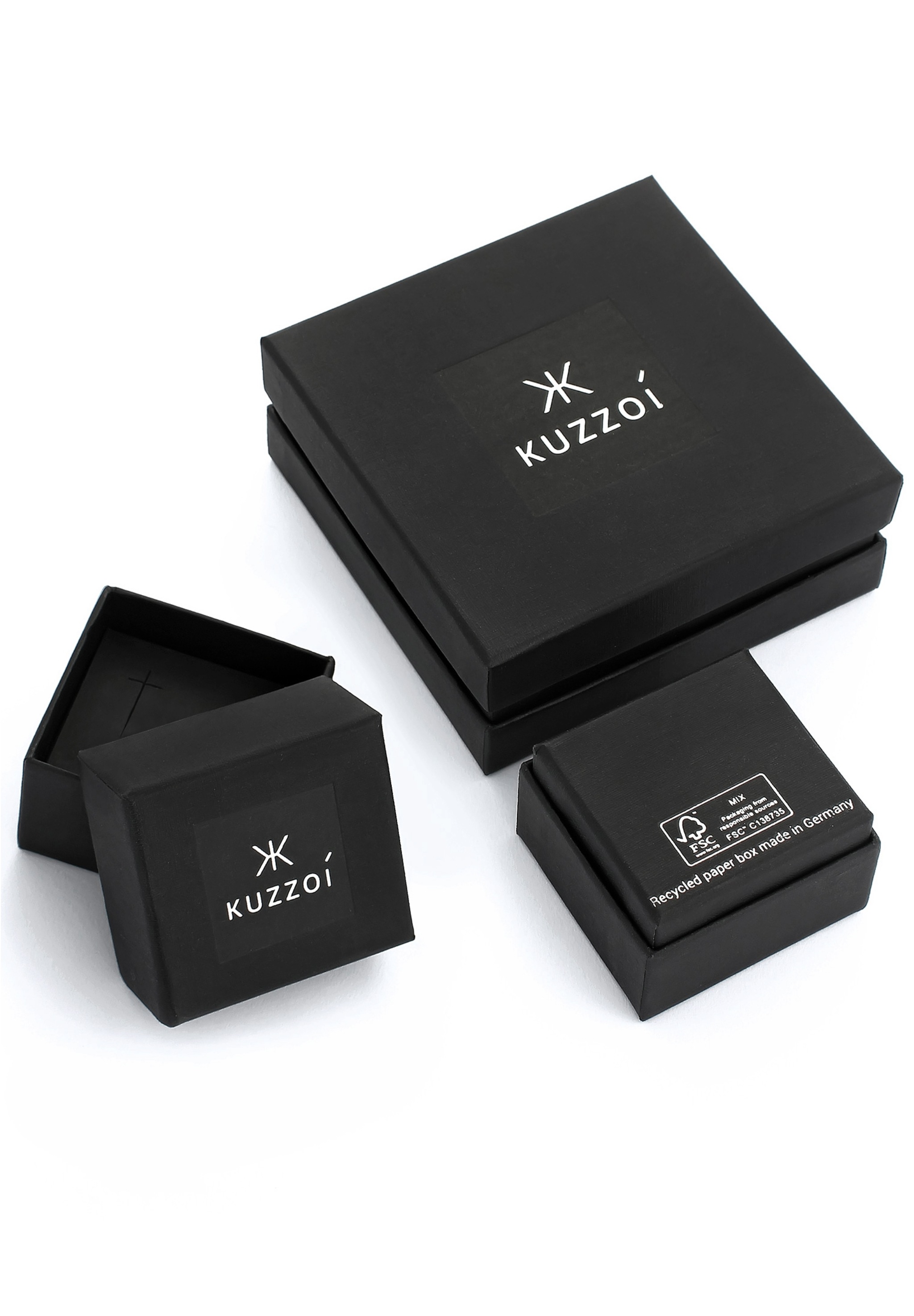 Kuzzoi Silberring »Ring Herren Schlange Kraft 925 Silber«