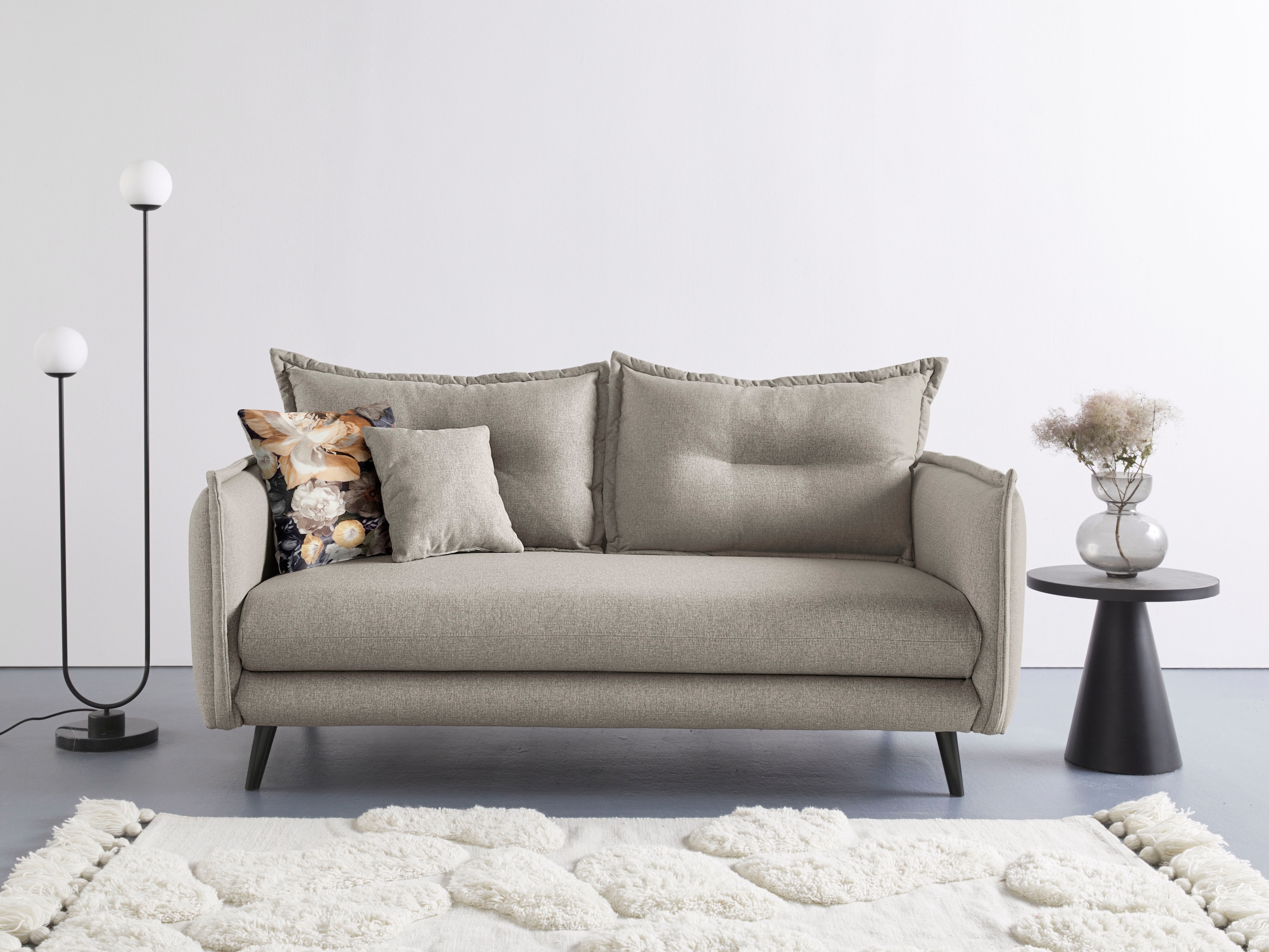 Home affaire 3-Sitzer »Lazio« inklusive 1 Stk. Wende- und 1 Stk. Zierkissen