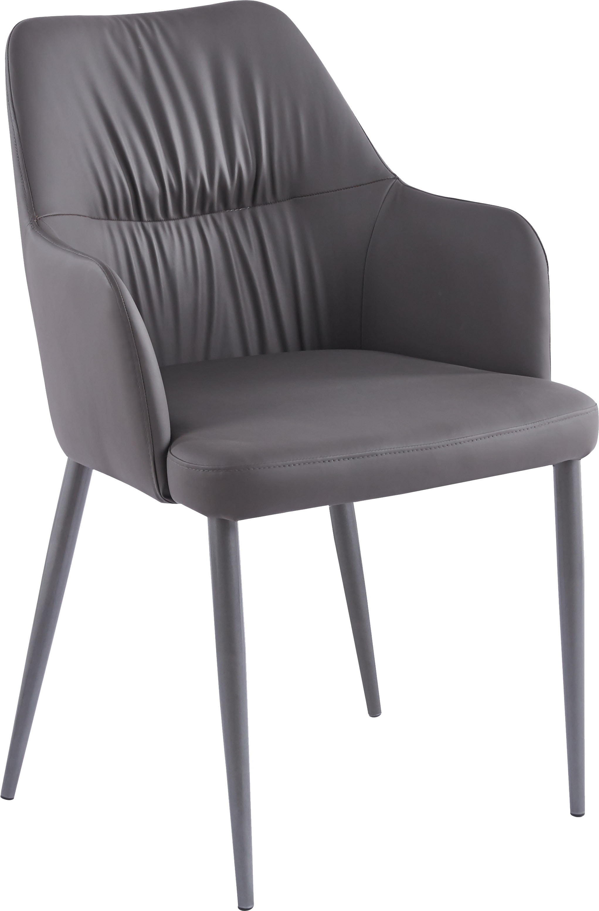 Kayoom Polsterstuhl »Stuhl Merit 125 2er-Set, bequemer Sitzkomfort, Handarbeit« (Set) 2 Stk. Bequem gepolstert, mit Armlehne, Handmanufaktur