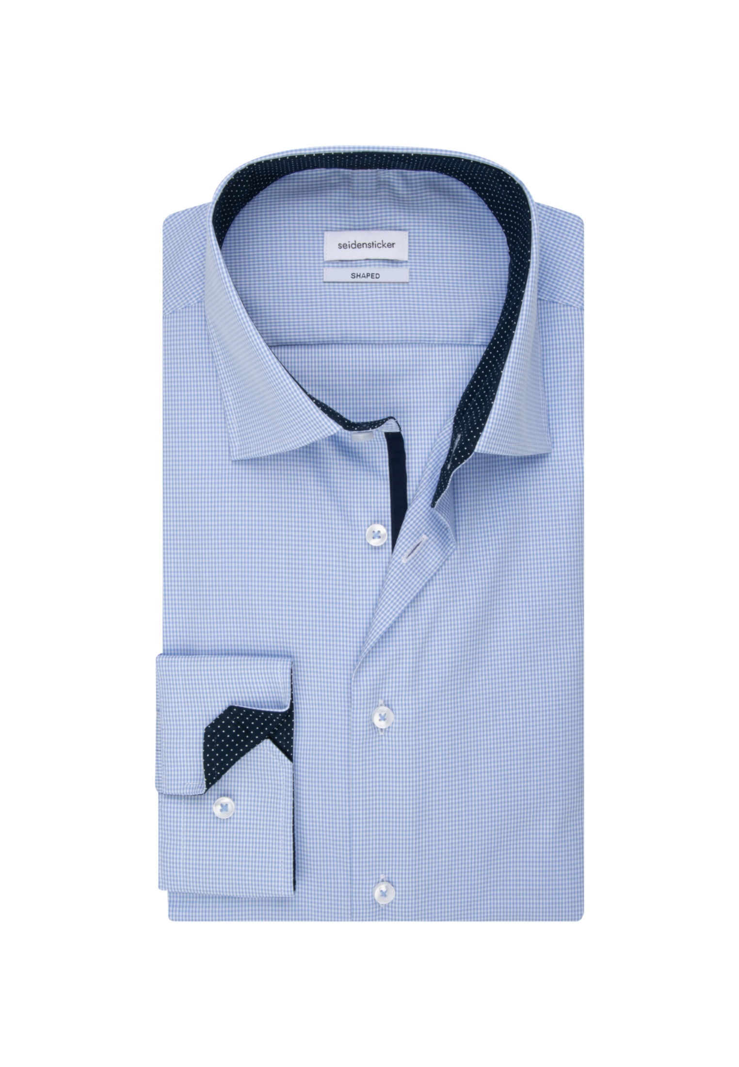 seidensticker Businesshemd »Shaped«, Shaped Langarm Kentkragen Karo online  bei OTTO | Klassische Hemden