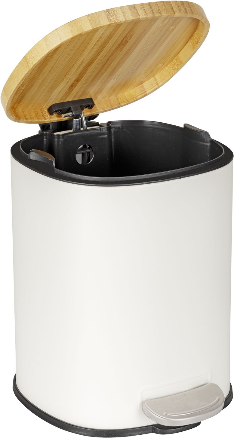 WENKO Kosmetikeimer »Fianema« fürs Badezimmer, Easy-Close-Mechanik, Inneneimer: 3 L