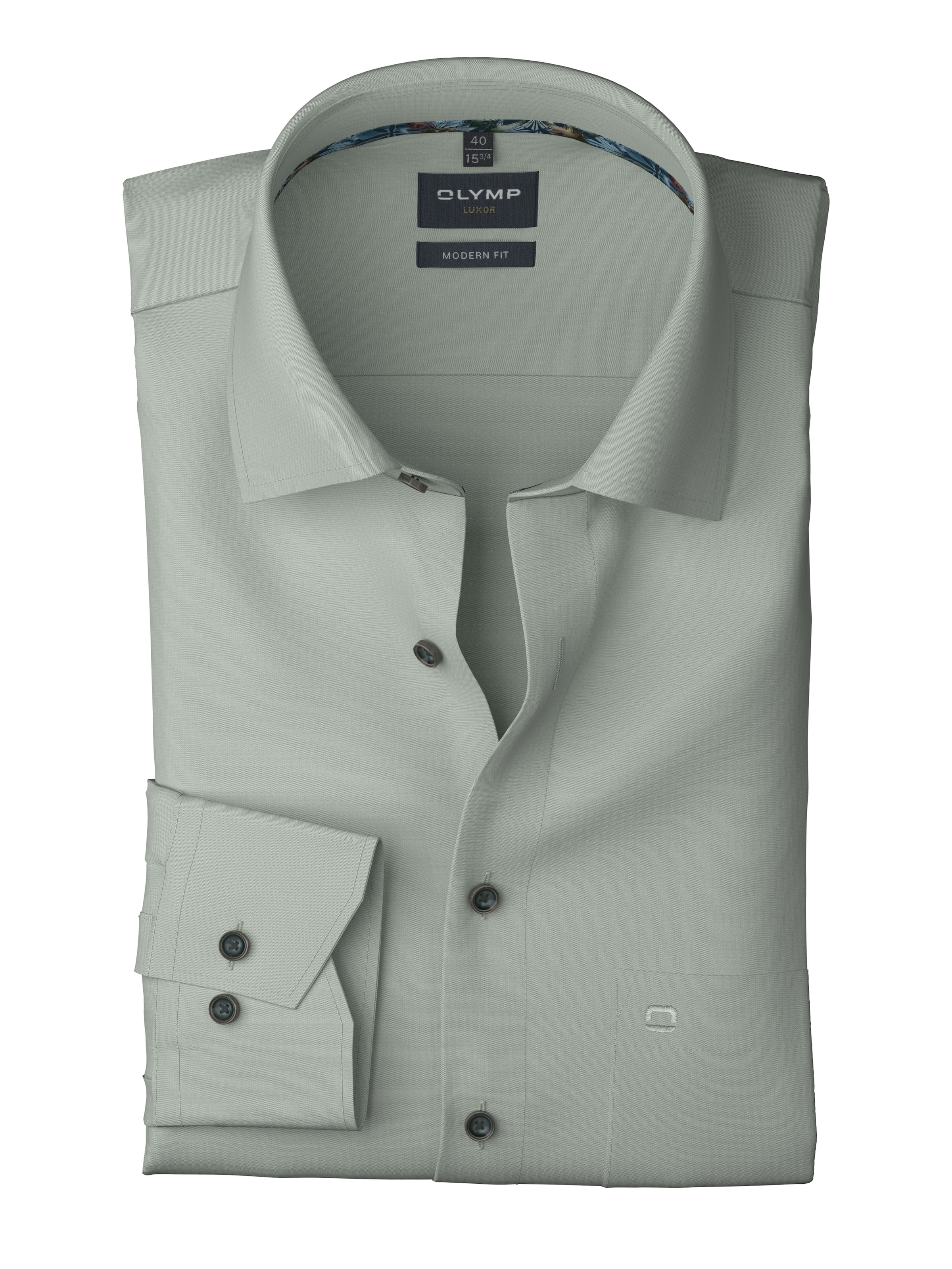 OLYMP Langarmhemd »LUXOR«, Businesshemd, modern fit, New-Kentkragen