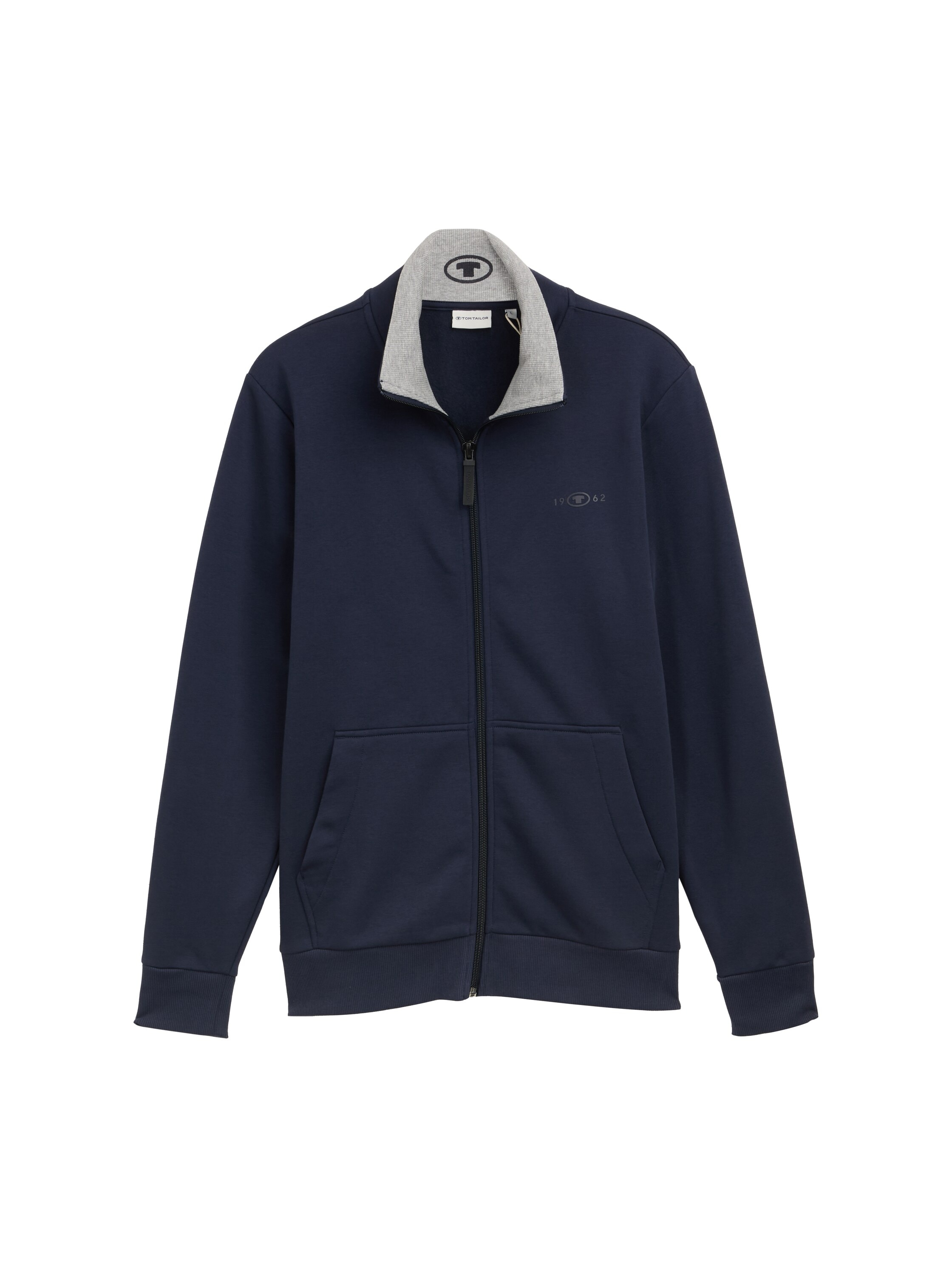 TOM TAILOR Sweatjacke, mit Logo Stickerei