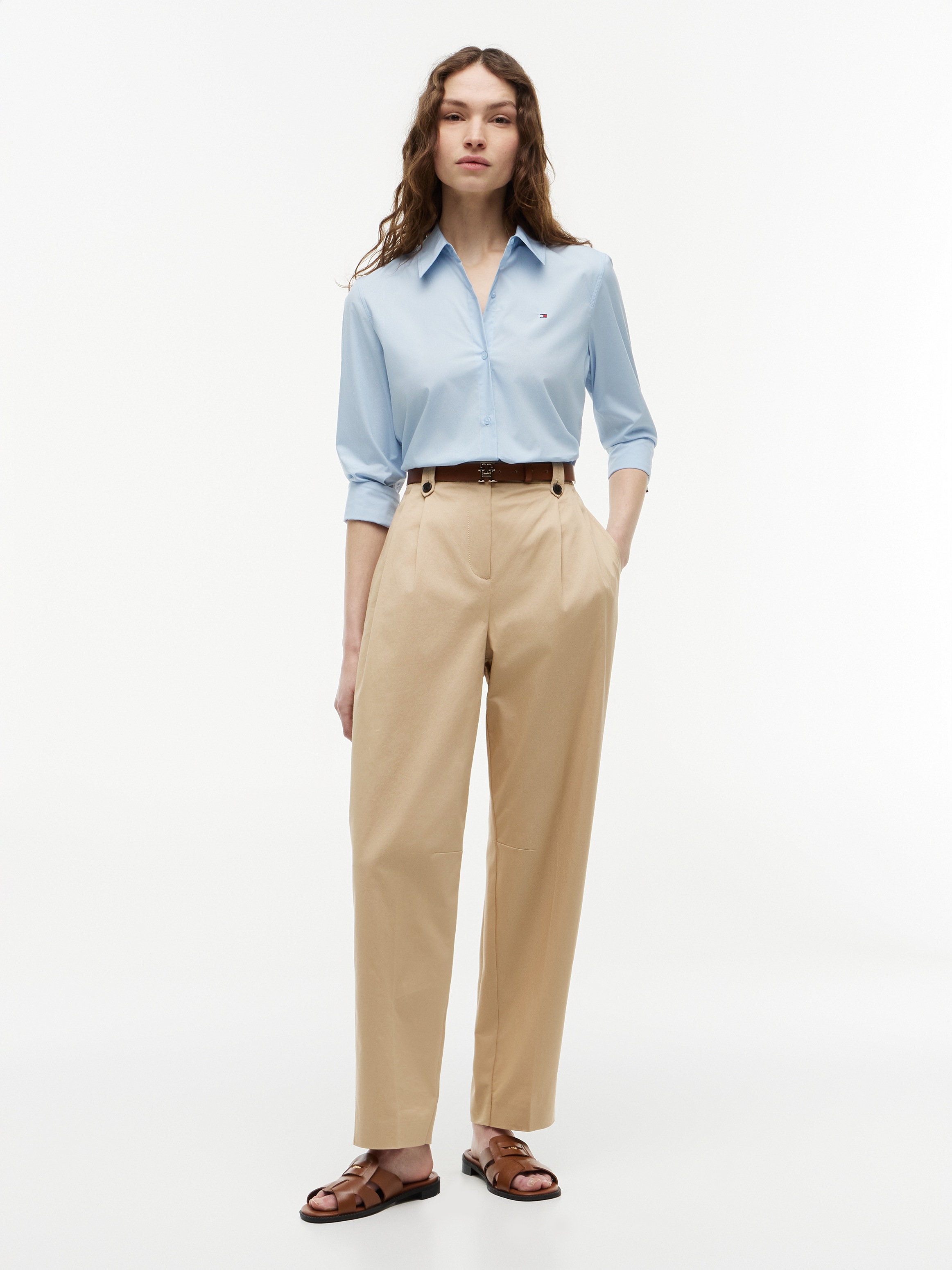 Tommy Hilfiger Hemdbluse »ESS POPLIN REGULAR SHIRT« Langarm, Regular Fit
