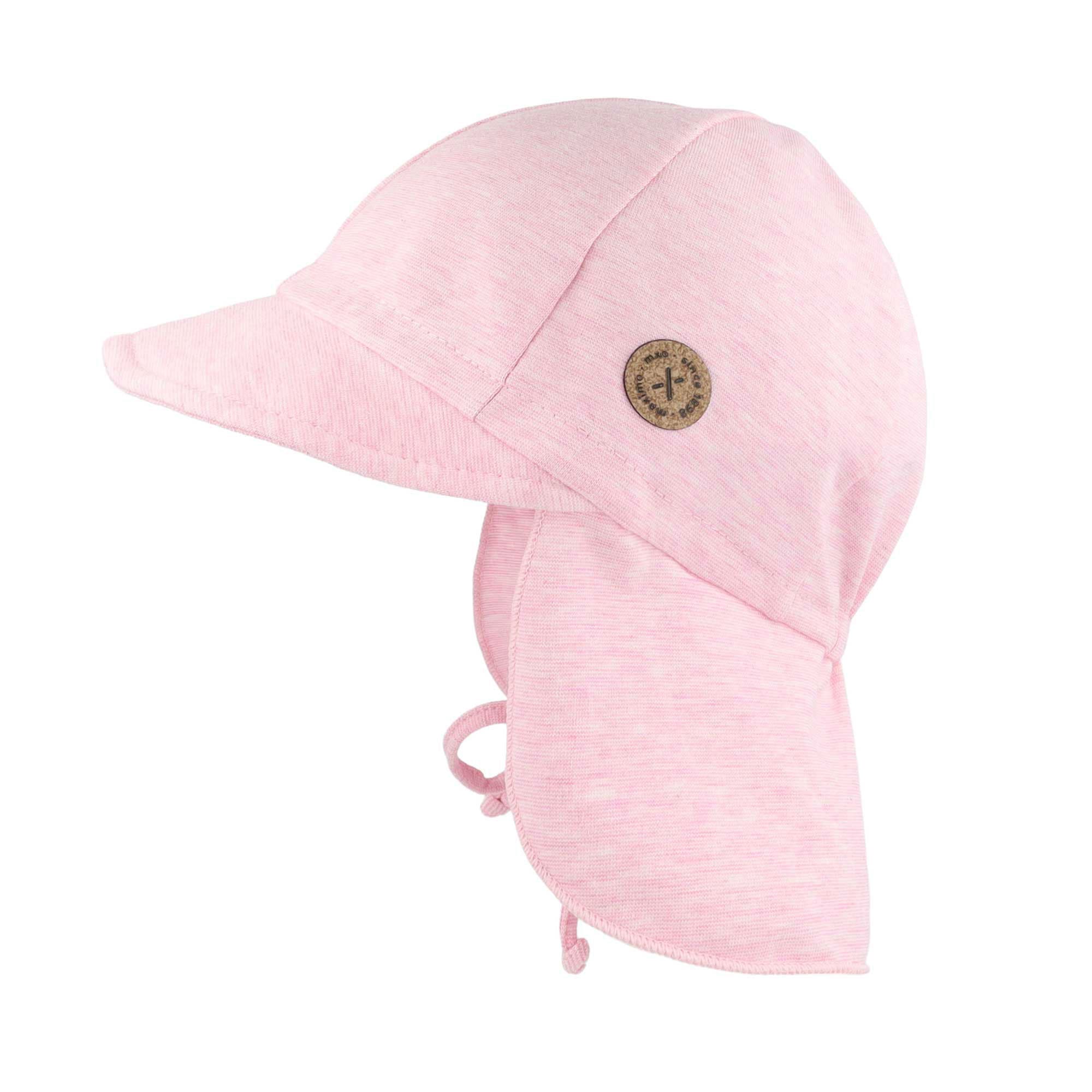MAXIMO Schirmmütze 1 Stk. zum Binden, Zartrosameliert, Mädchen, Kleinkind