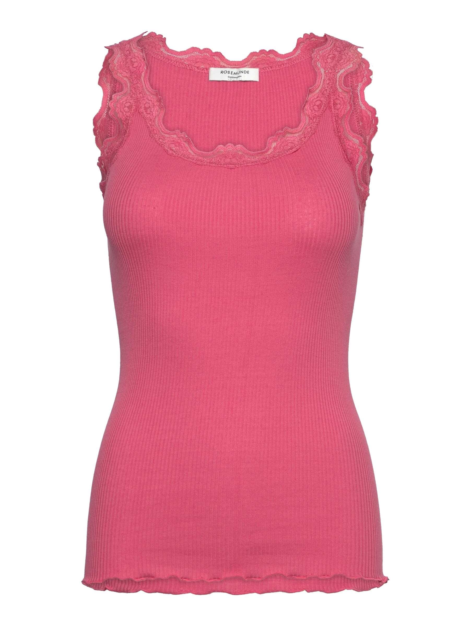 rosemunde Spitzentop »Babette Silk Top mit Seide« Vintage-Spitzenbesatz, mit Rundhalsausschnitt, hoher Seidenanteil