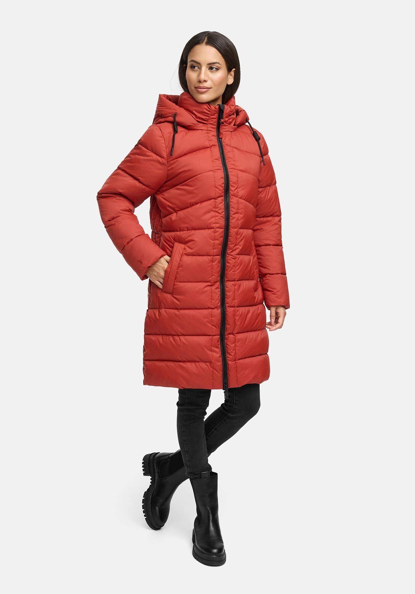 Marikoo Winterjacke »Marikoo Kaltnäschen Damen Winter Steppmantel Jacke N075«