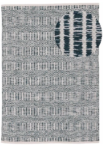 carpetfine Teppich »Kelim Oregan«, rechteckig, 5 mm Höhe, Wendeteppich aus reiner... kaufen