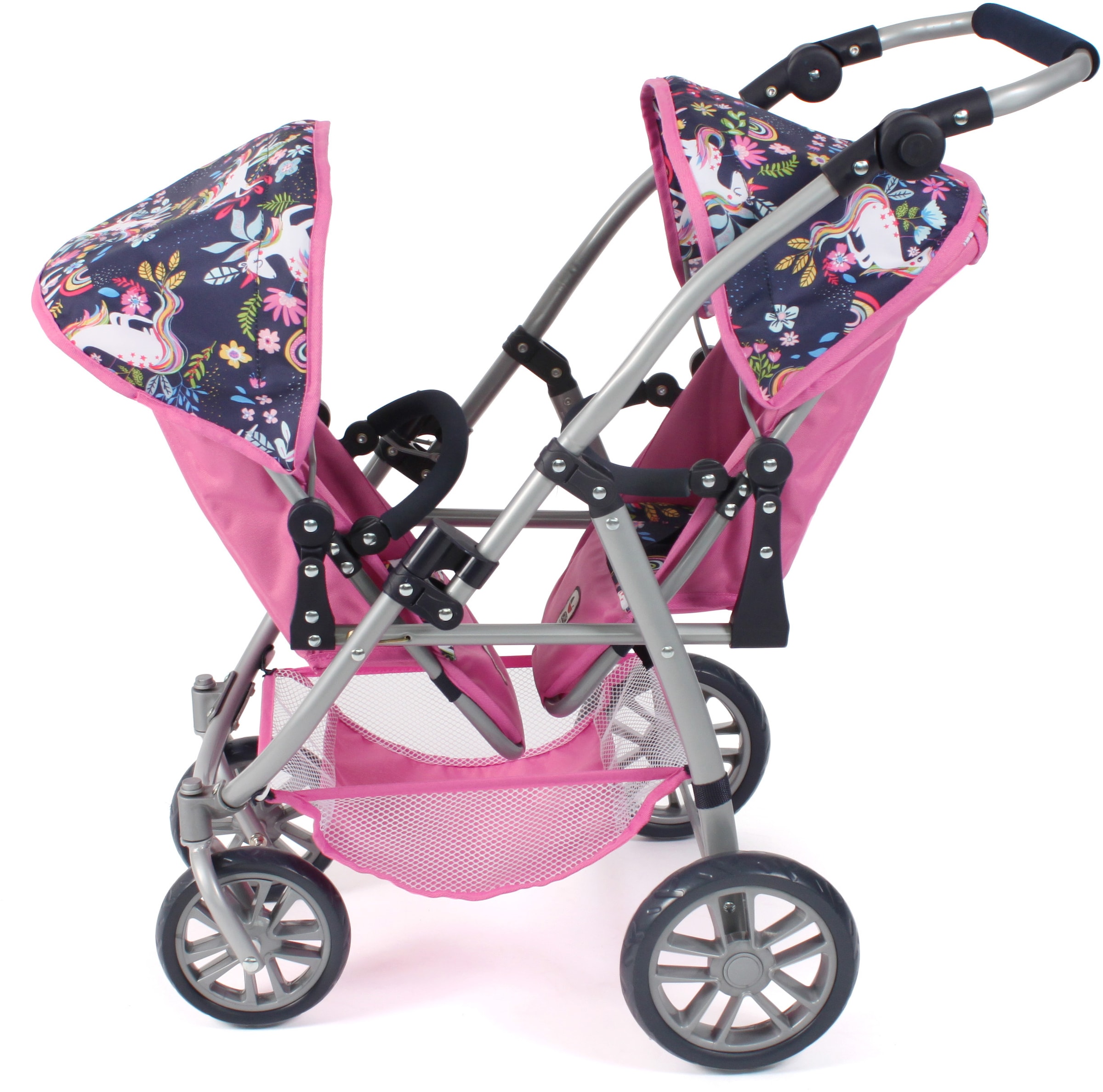 CHIC2000 Puppen-Zwillingsbuggy »Vario, Einhorn«