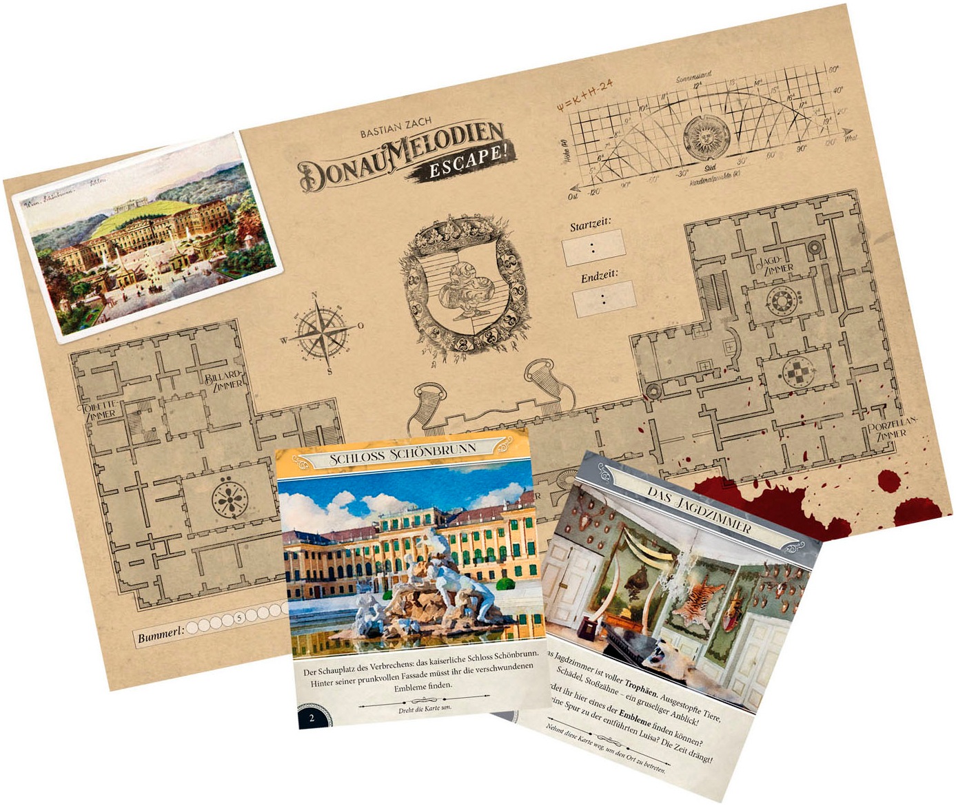 GMEINER Spiel »Donaumelodien Escape - Mord in Schönbrunn«, Made in Germany