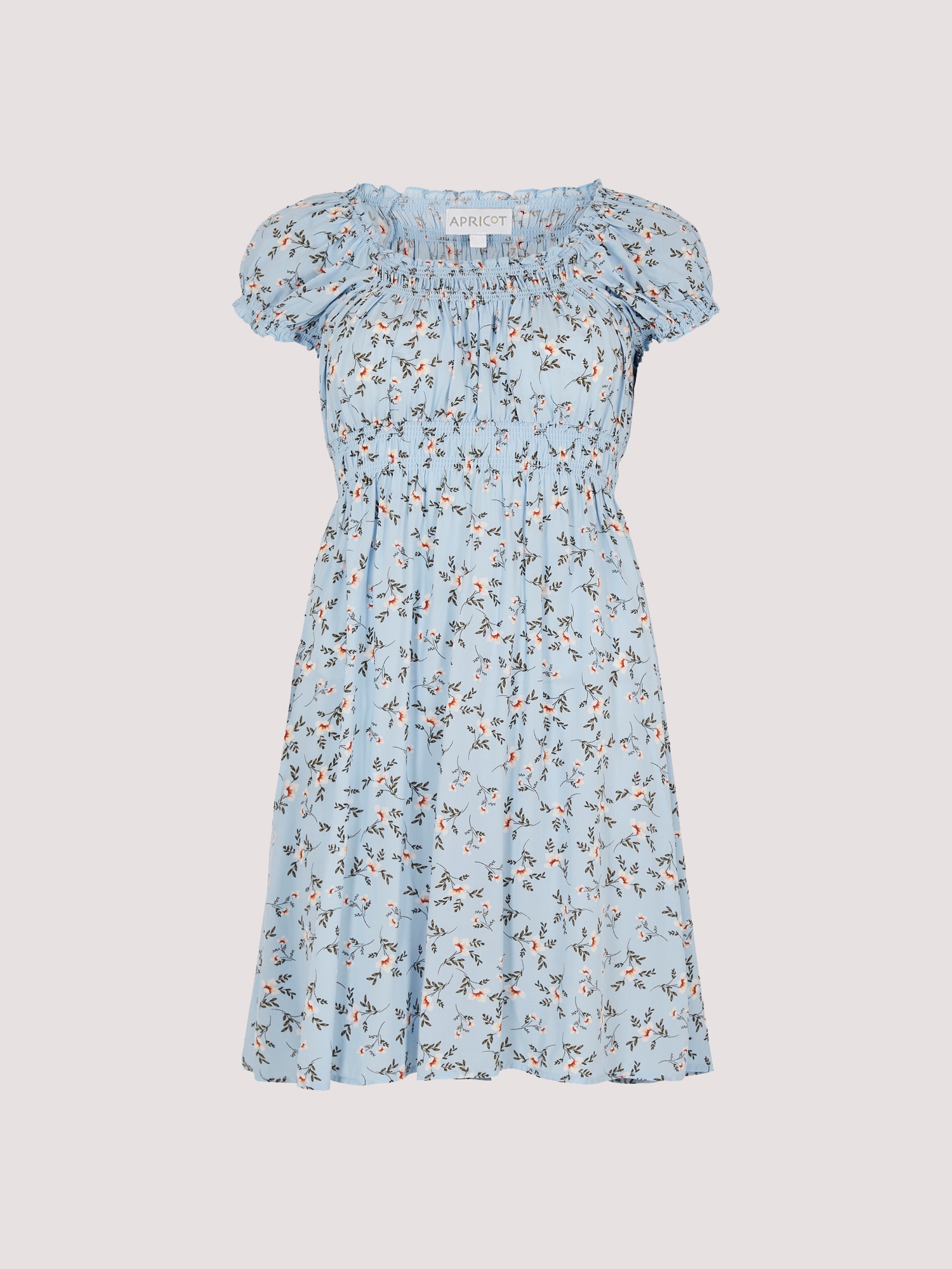 Apricot Minikleid »Minikleid« mit Rüschen