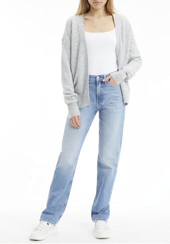 Calvin Klein Jeans Cardigan »BACK CK FLUFFY YARN CARDIGAN«, mit rückseitigem CK Monogramm kaufen