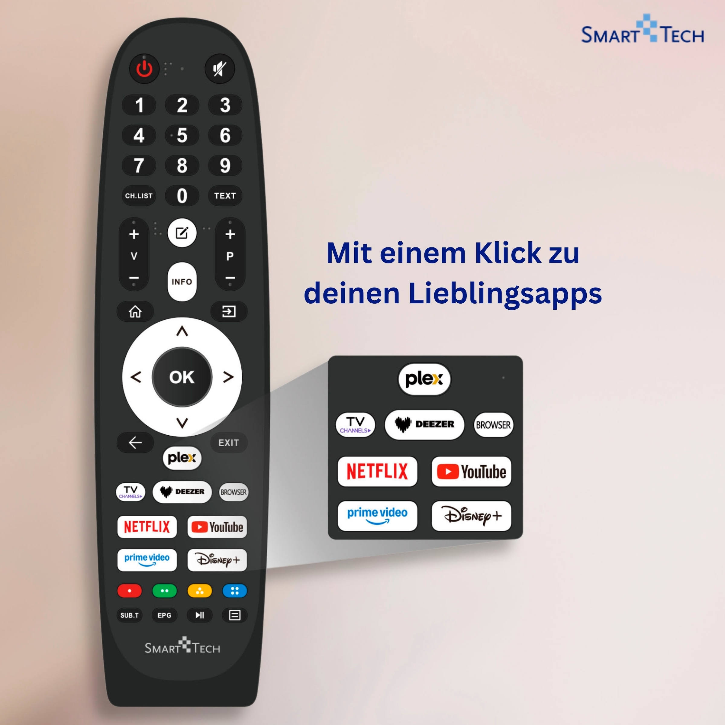Smart Tech LED-Fernseher »24HV02V« 60 cm/24 ″ HD ready Smart-TV