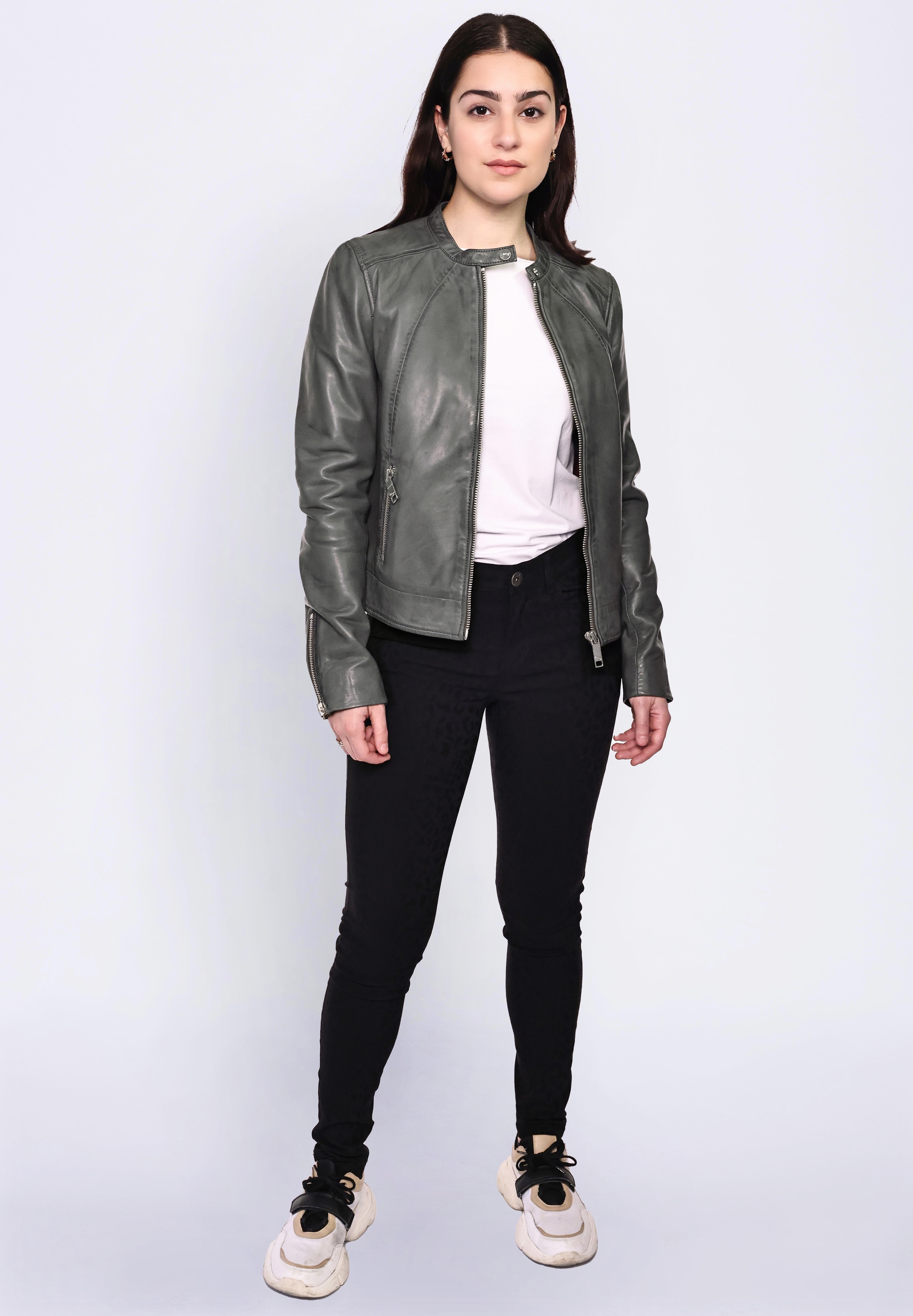 Maze Bikerjacke »Lederjacke 183Grenada«