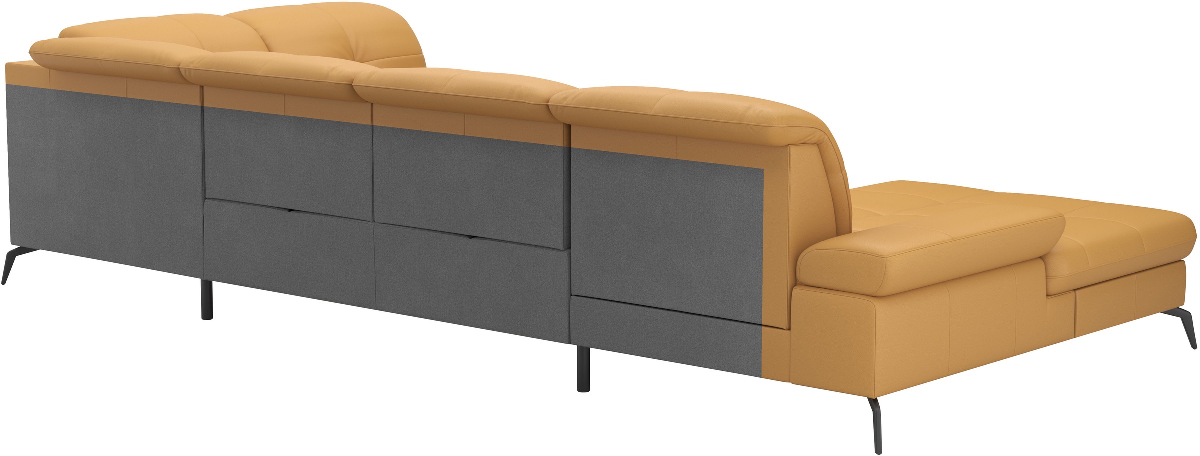 sit&more Wohnlandschaft »Amica, U-Form, inkl. Sitztiefenverstellung und Armteilverstellung«, wahlweise mit Kopfteilverstellung, Bettfunktion und Bettkasten