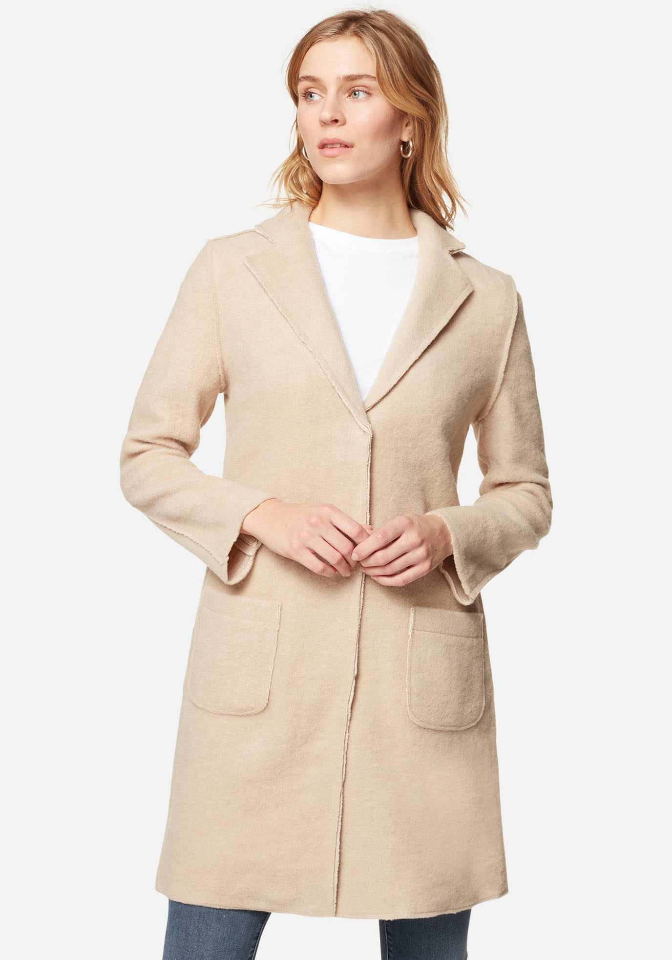 Mavi Cardigan, mit aufgesetzen Taschen und Reverskragen