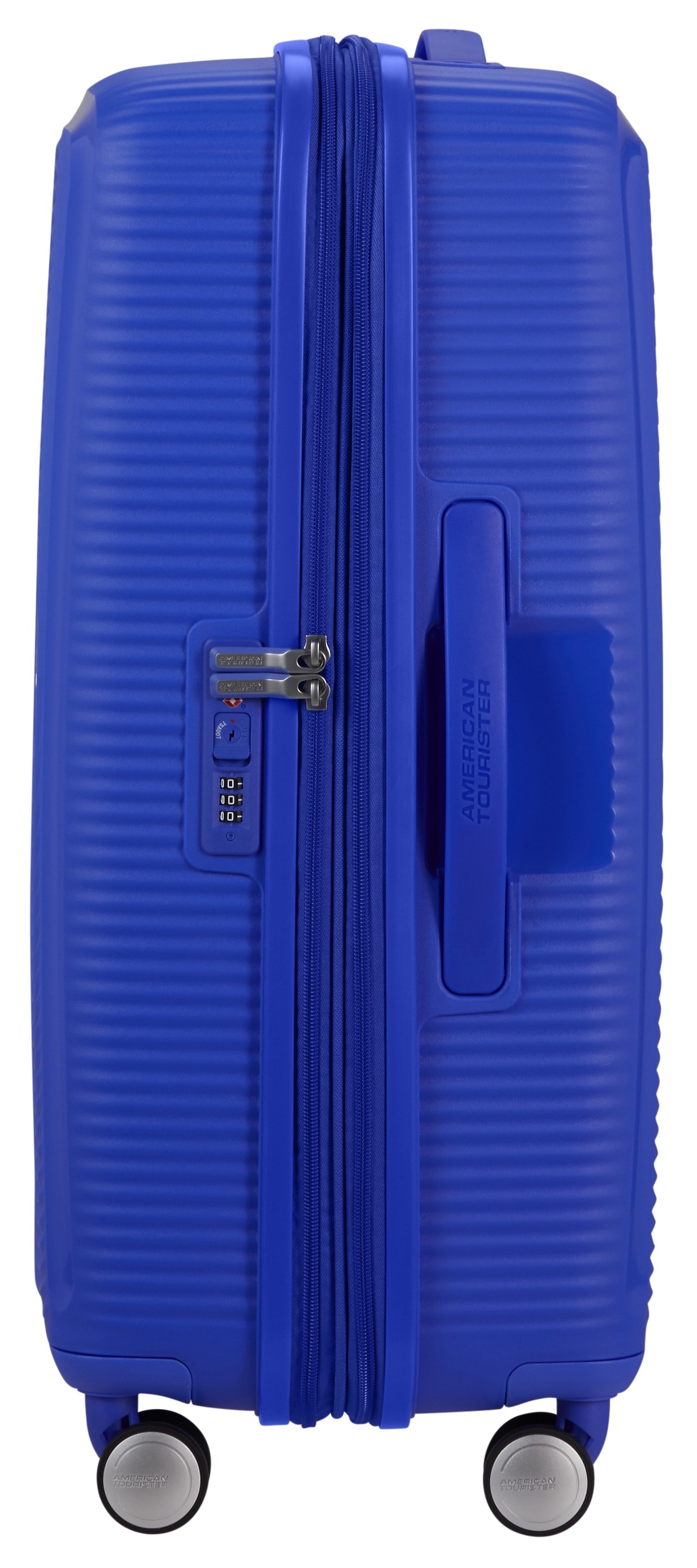 American Tourister® Hartschalen-Trolley »SOUNDBOX 67«, 4 St. Rollen, Koffer Reisegepäck Koffer mittel groß Reisekoffer TSA-Zahlenschloss