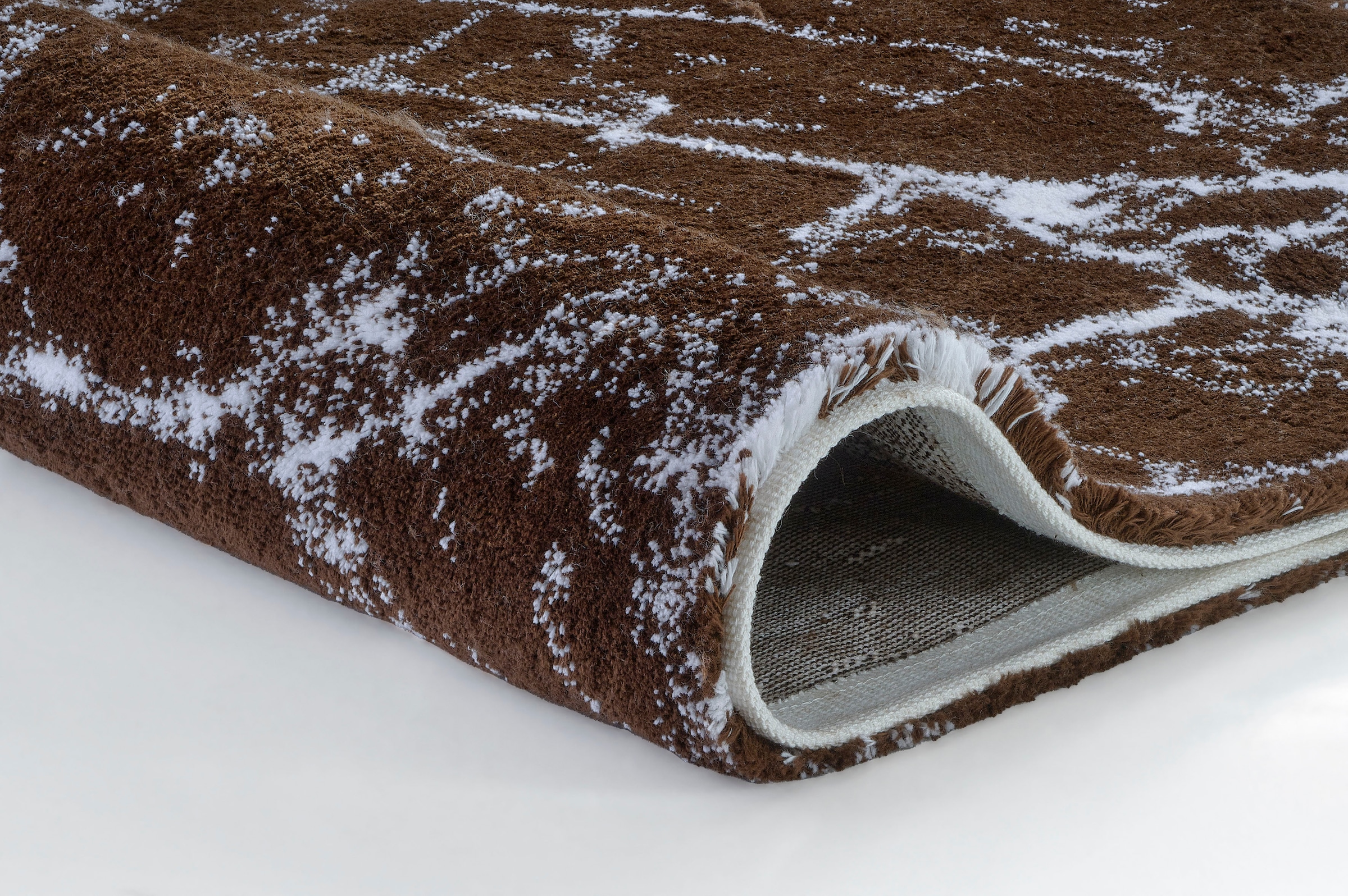 Kleine Wolke Badematte »Como«, rutschhemmend beschichtet, fußbodenheizungsgeeignet, Badteppich, modernes Marmor Design, waschbar