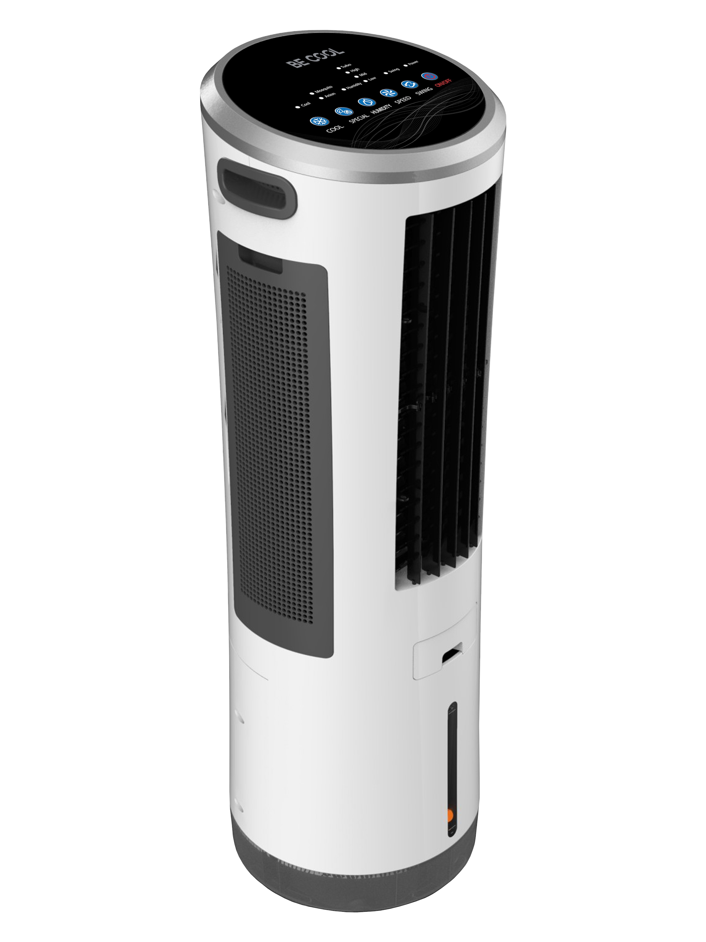 be cool Ventilatorkombigerät »Luftkühler mit Mückenabwehr 18l BC18AC2301IKF weiß/grau«, Mückenabwehr, Luftfeuchtigkeitskontrolle, Fernbedienung