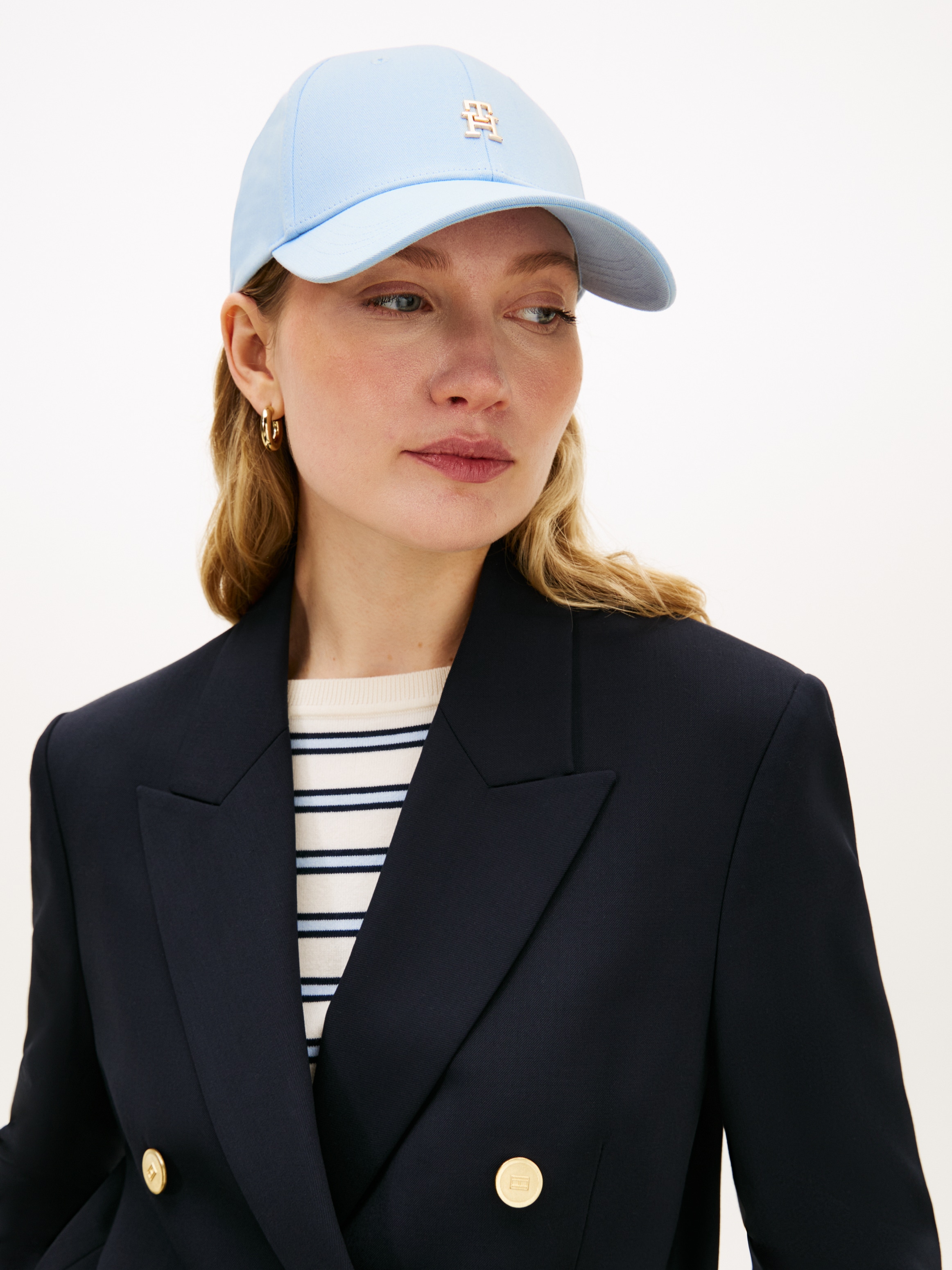 Tommy Hilfiger Baseball Cap »ELEVATED CHIC CAP« Mit festem Schirm