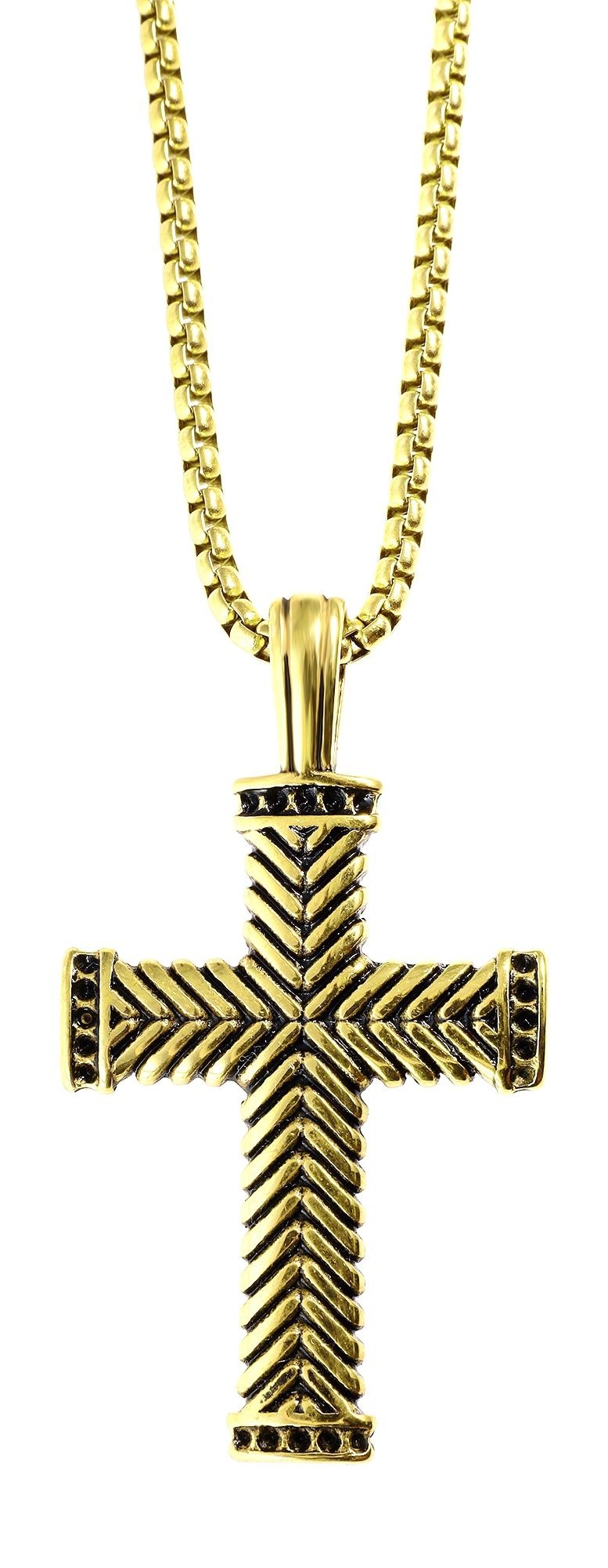 Adelia´s Kette ohne Anhänger »Unisex Halskette mit Anhänger ¿ Kreuz aus Edelstahl«