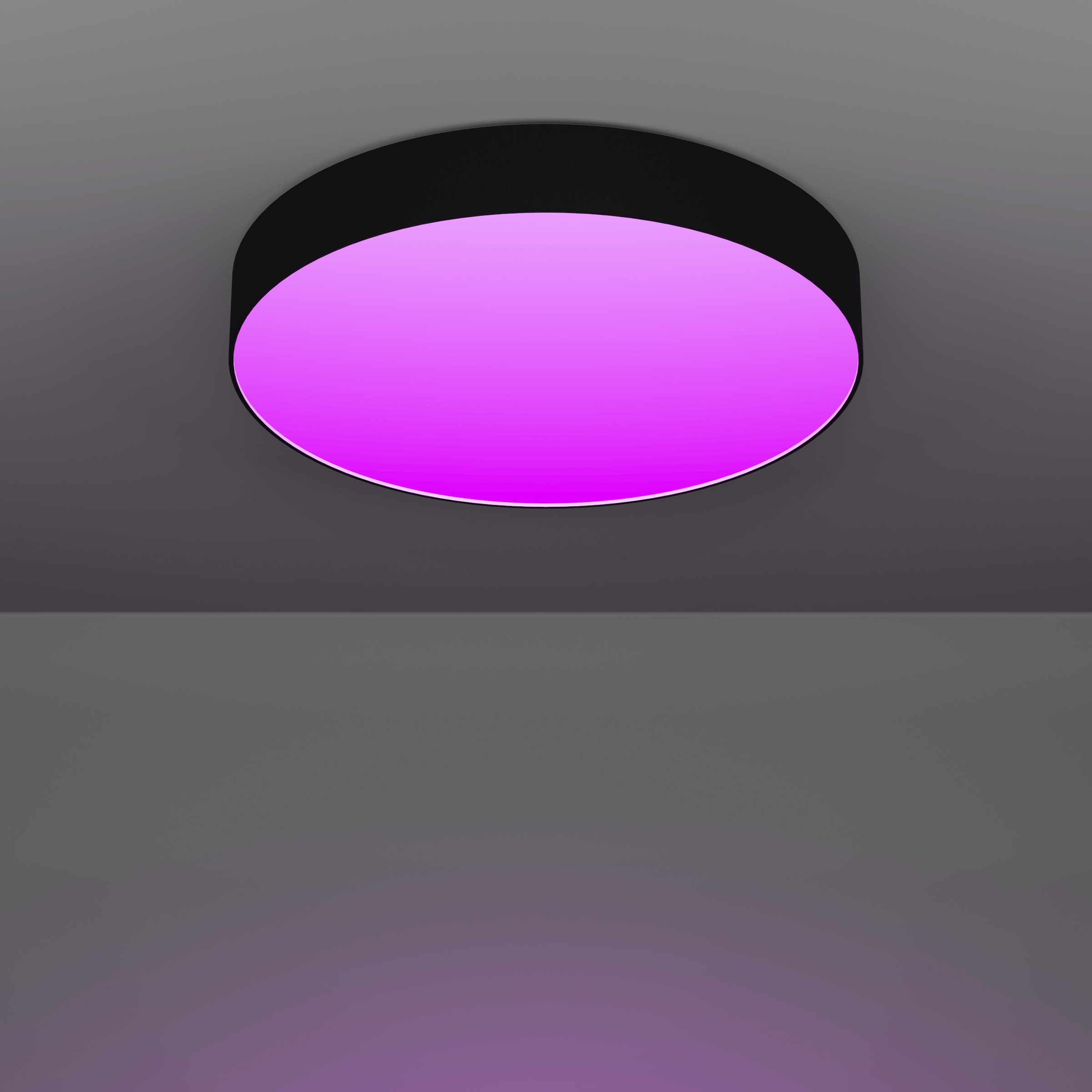 EGLO LED Deckenleuchte »GALLIZZI-Z Deckenlampe - Kunststoff - LED - 26W - IP20« LED-Modul 1 Stk. Kaltweiß | Neutralweiß | RGB | Warmweiß Wohzimmerlampe, Esszimmerlampe, Flur, Schlafzimmer, H7 x Ø49 cm