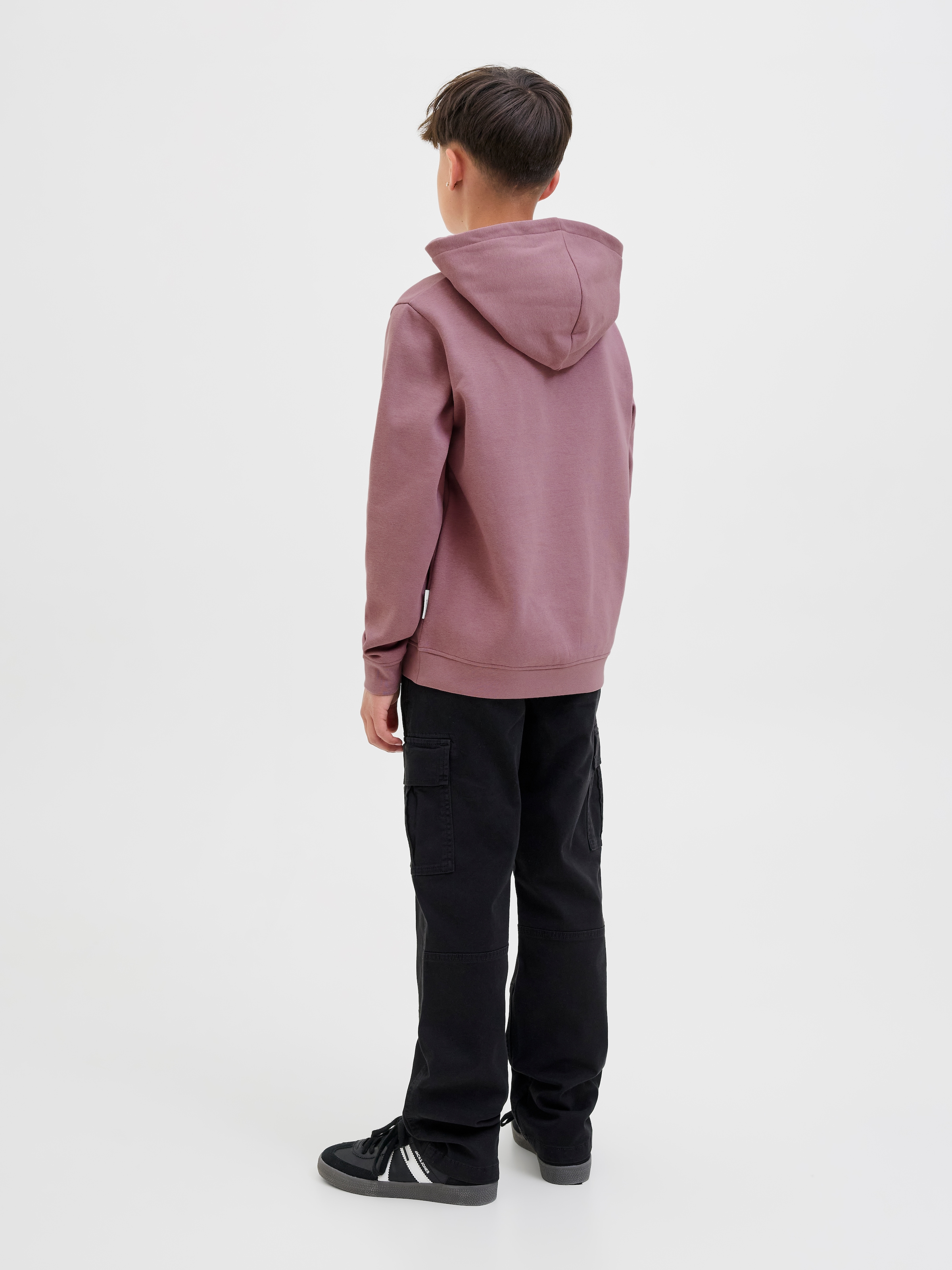 Jack & Jones Junior Kapuzensweatshirt »JCOTIER FRONT PRINT SWEAT HOOD JNR«