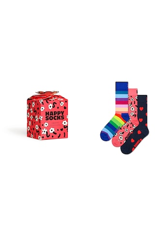 Happy Socks Socken, (Box, 3 Paar), Flower Gift Set