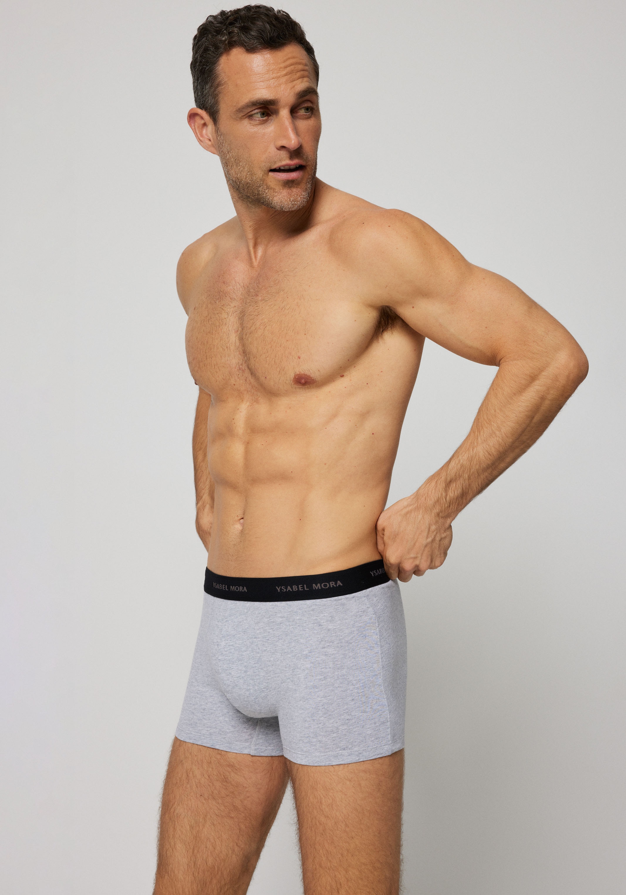 YSABEL MORA Boxershorts, (3er Pack), mit modernem Logo-Bund