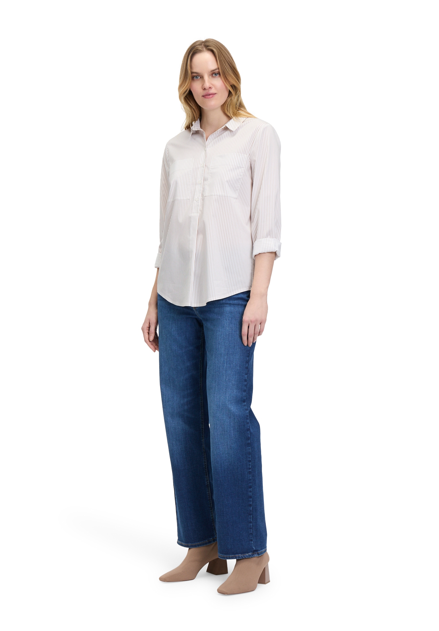 Betty&Co Langarmbluse »Langarm-Bluse mit Streifen«