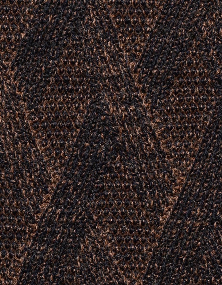 bugatti Strickpullover, mit 2-farbigem Rautenmuster