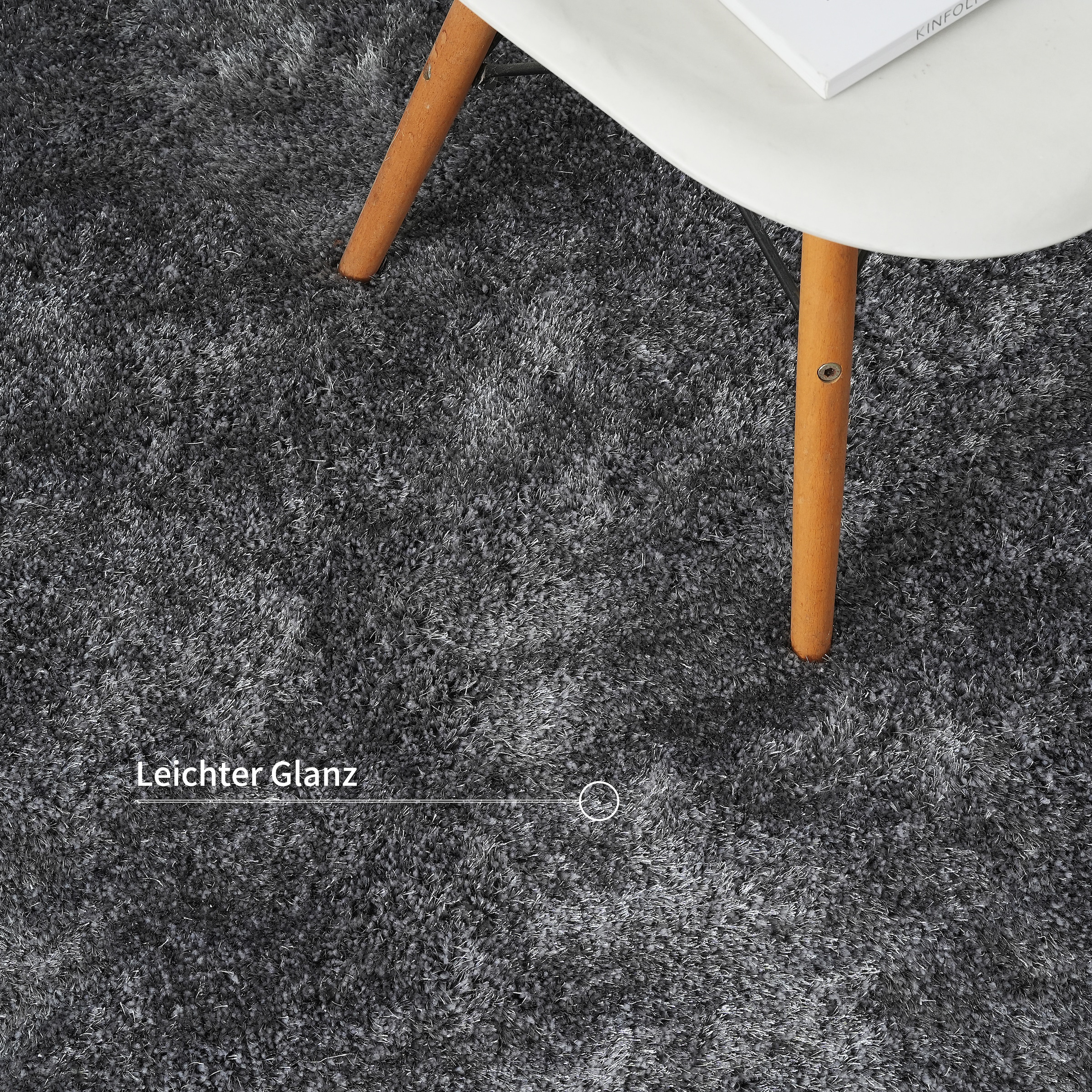 Bruno Banani Hochflor-Läufer »Dana Teppich, Kundenliebling«, rechteckig, 30 mm Höhe, Brücke, uni, weich, Mikrofaser, Diele, Flur, Wohnzimmer, Schlafzimmer