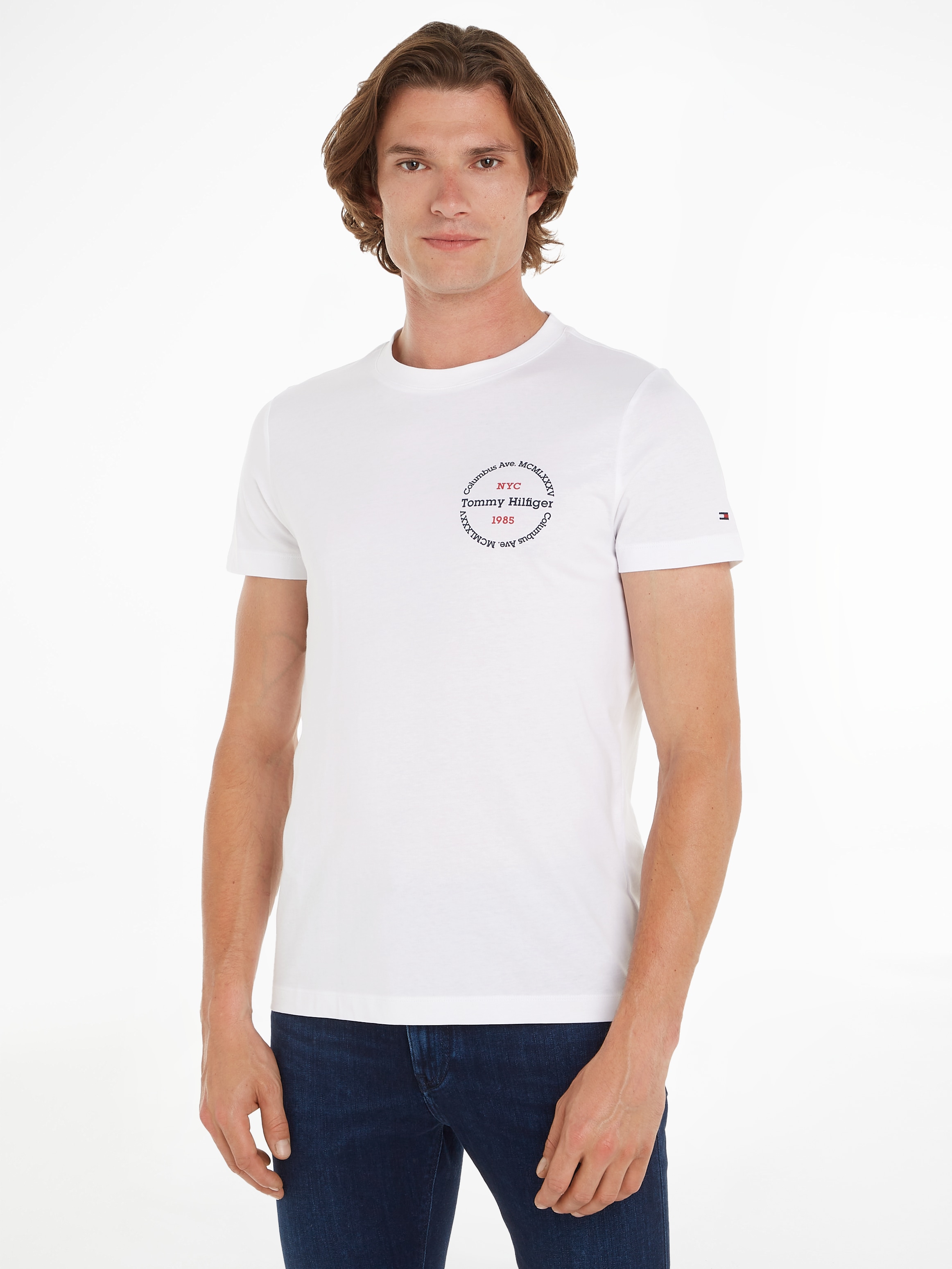 Tommy Hilfiger T-Shirt »HILFIGER ROUNDLE TEE«