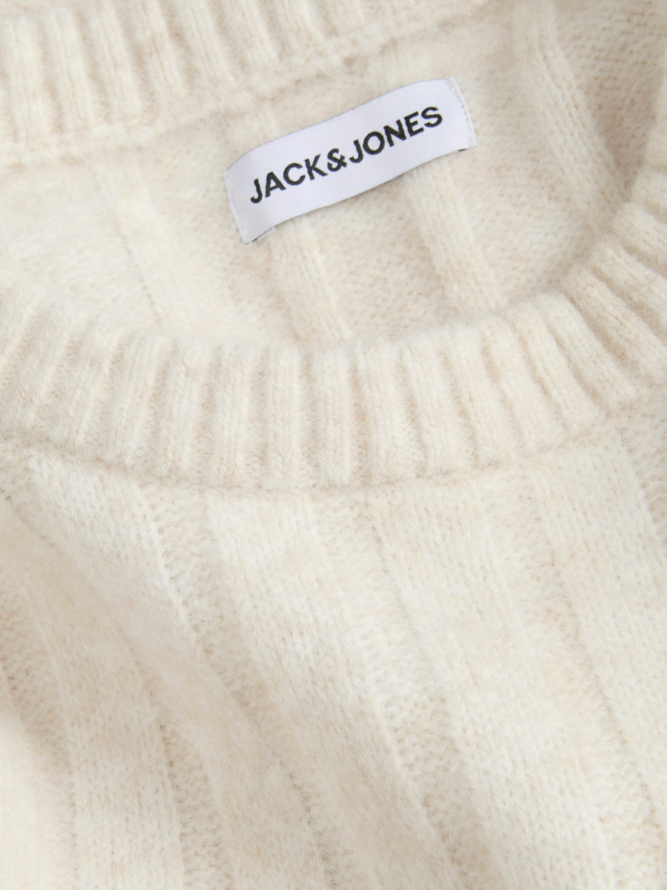 Jack & Jones Strickpullover »JJEBRADLEY CARTER KNIT CREW NECK LN«