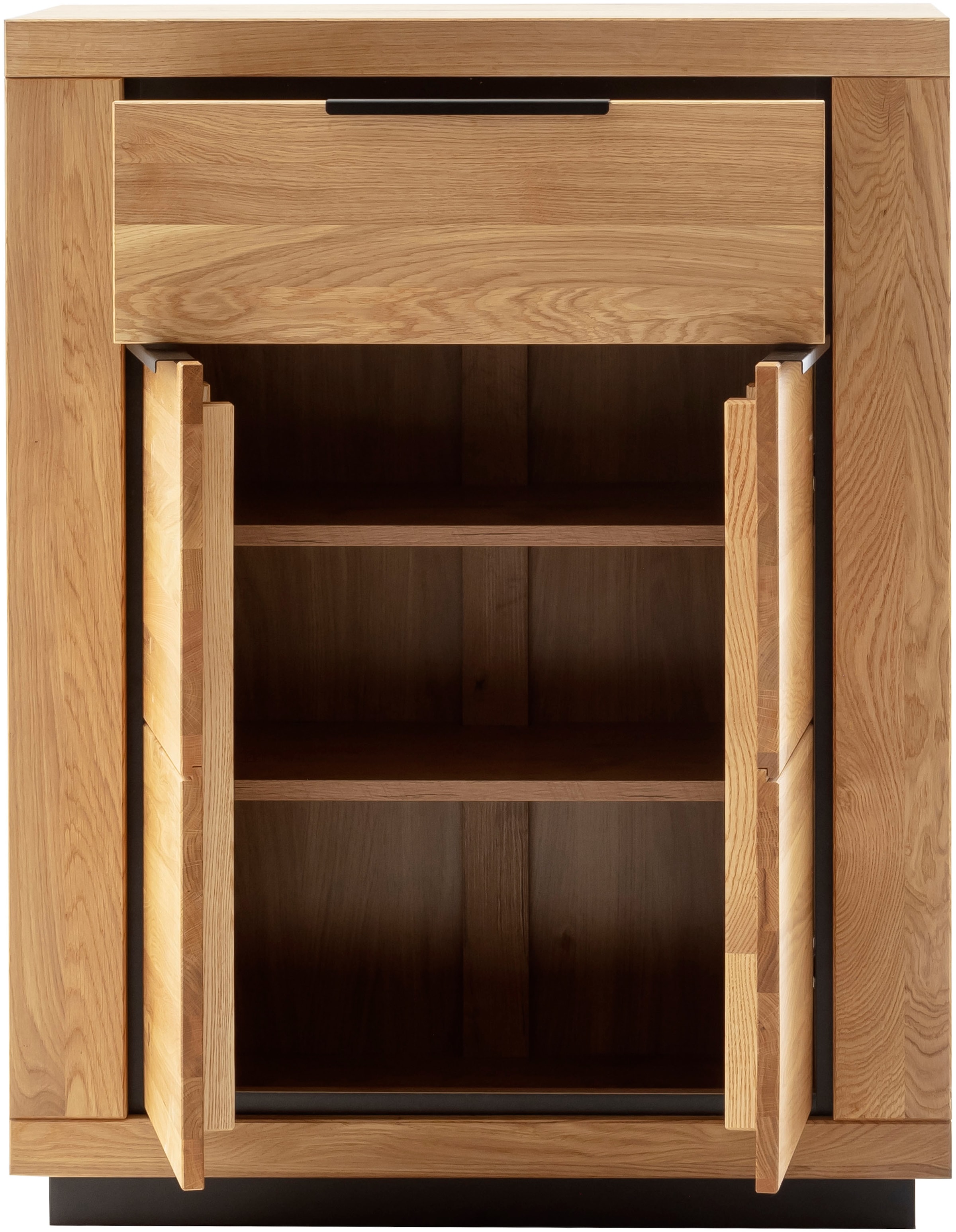 MCA living Schuhschrank »Greno Kommode«, (1 St.), 2 Holztüren, 1 Schubkasten, FSC-Mix