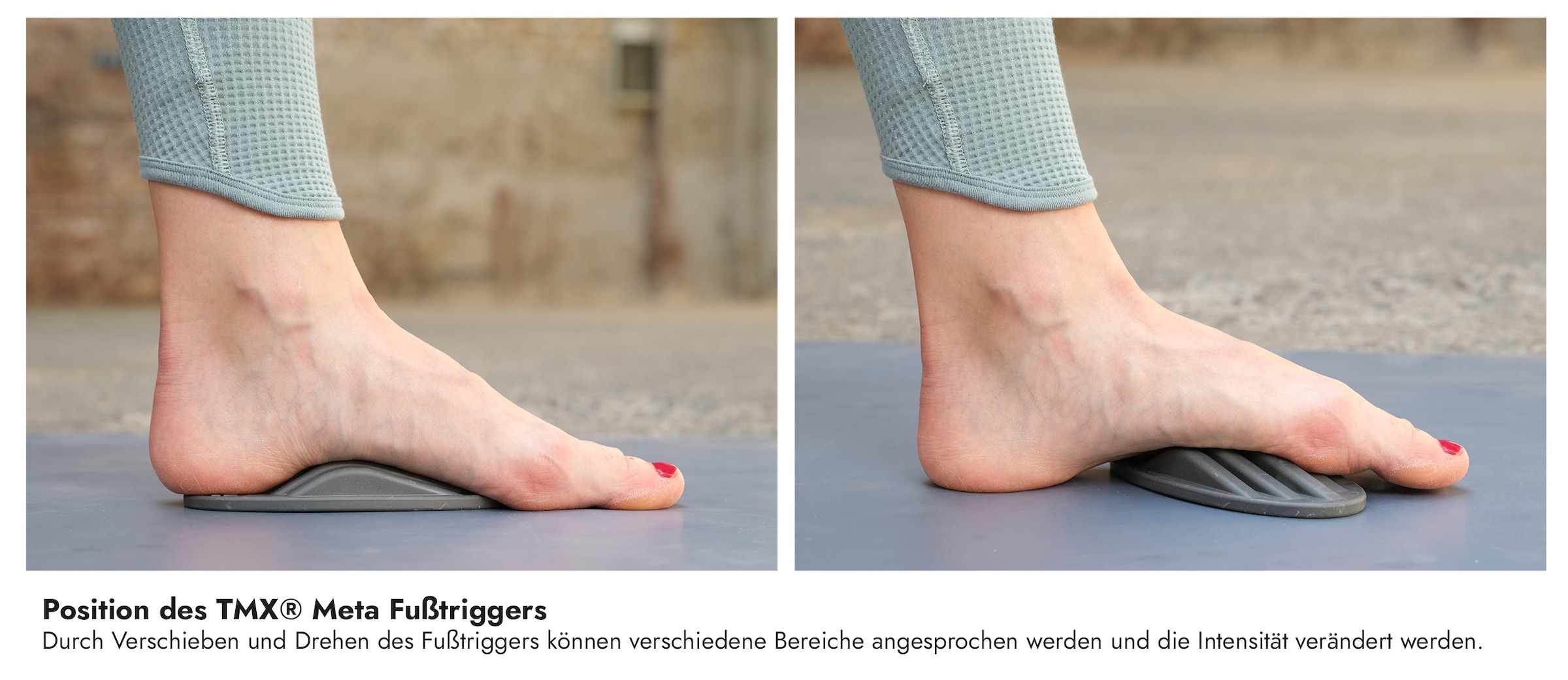 TMX Fußmassagegerät »META Fußtrigger« Die Kombination aus Fuß-Mobilisator und -Trigger, 3 Intensitätsstufen