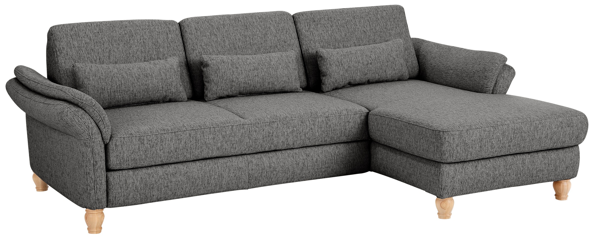 Home affaire Ecksofa »Palace L-Form«, incl. Sitztiefenverstellung, wahlweise mit Bettfunktion und Stauraum
