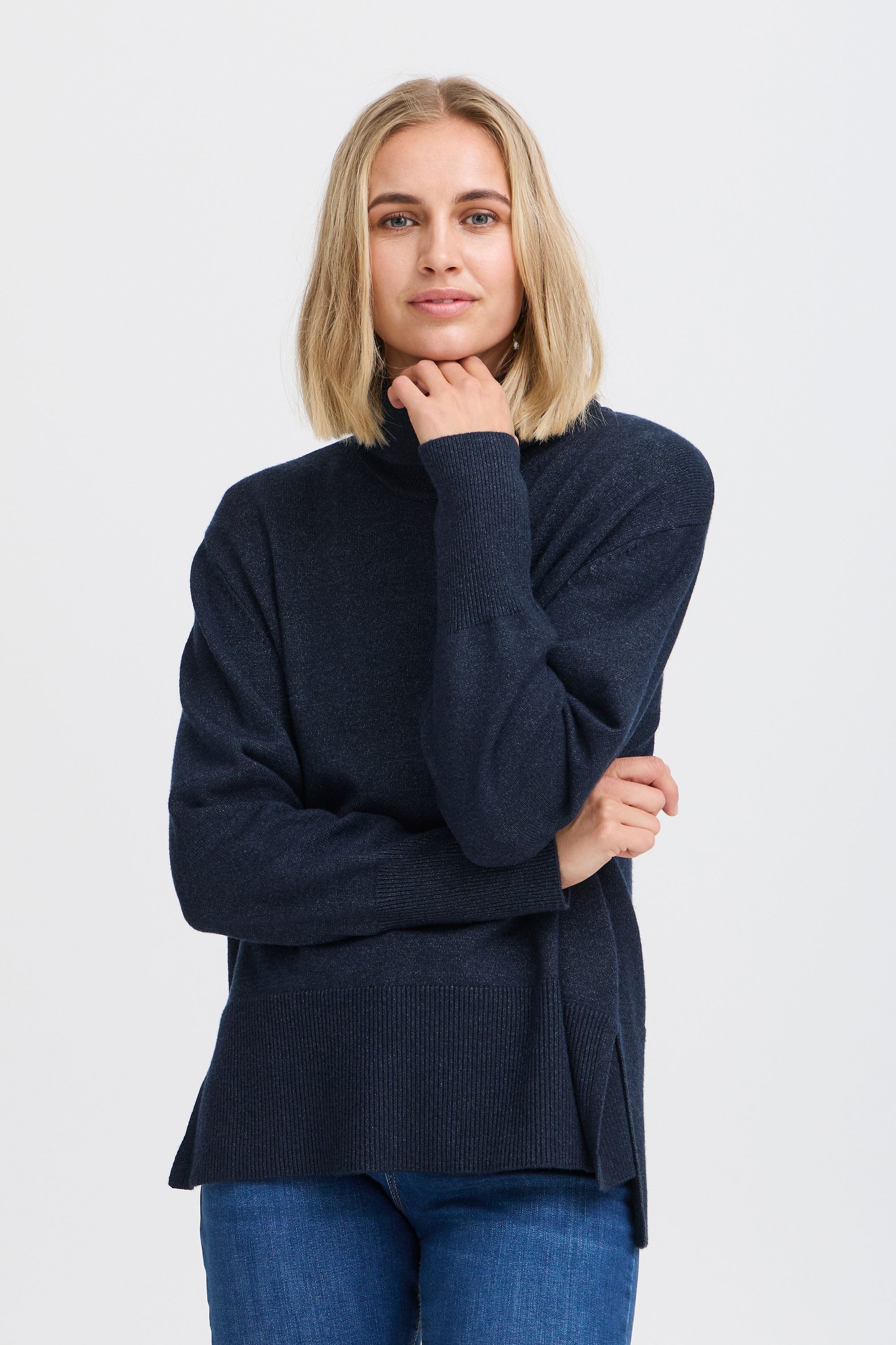 Pulz Jeans Strickfleece-Pullover »Strickpullover PZSTEFFI Roll Neck«