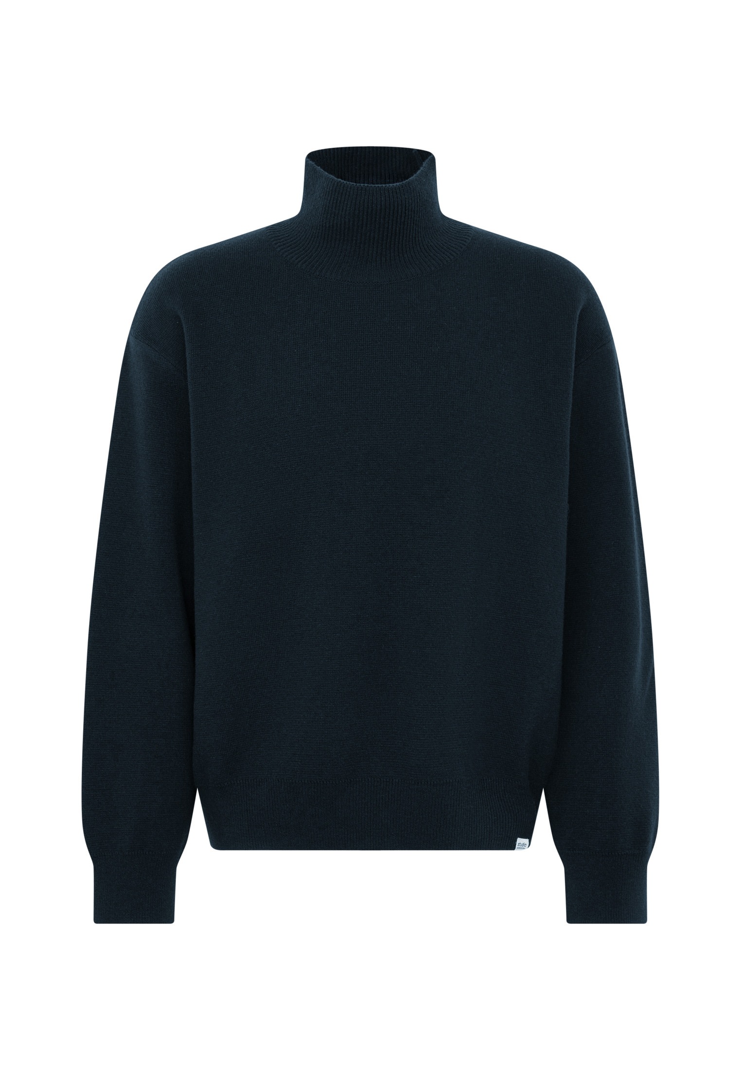 studio seidensticker Strickpullover 1/1 Stehkragen Uni