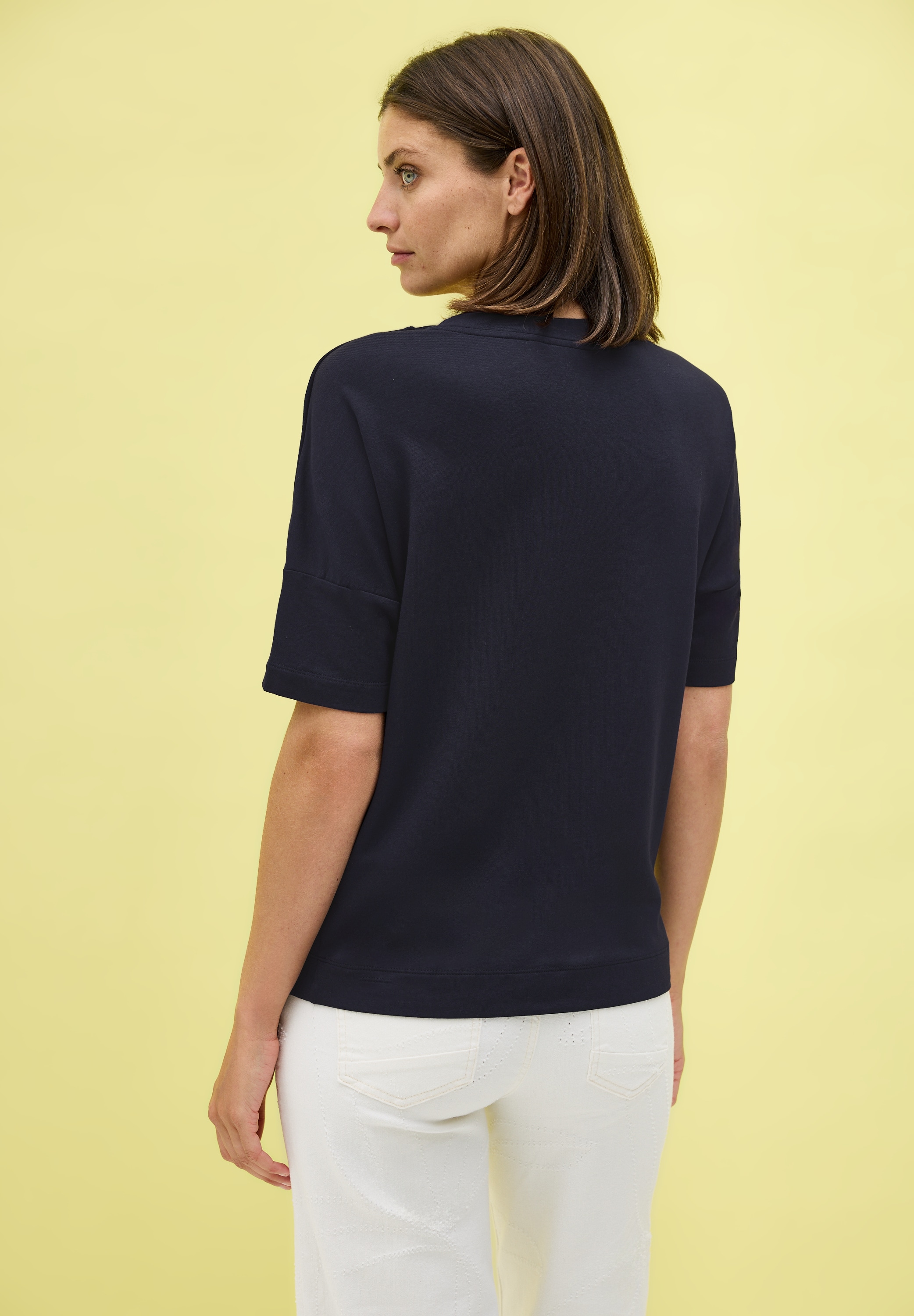 Cecil T-Shirt, mit Knopfdetails