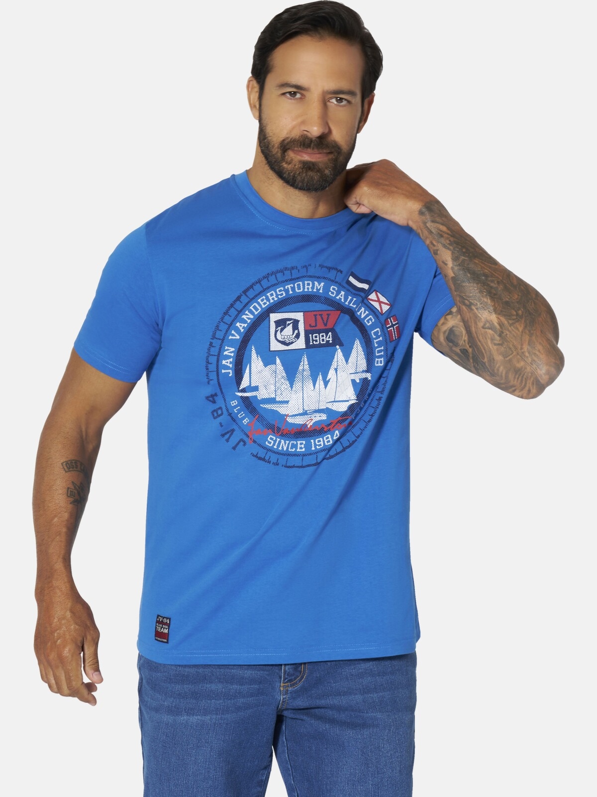 Jan Vanderstorm Rundhalsshirt »T-Shirt TERNO«