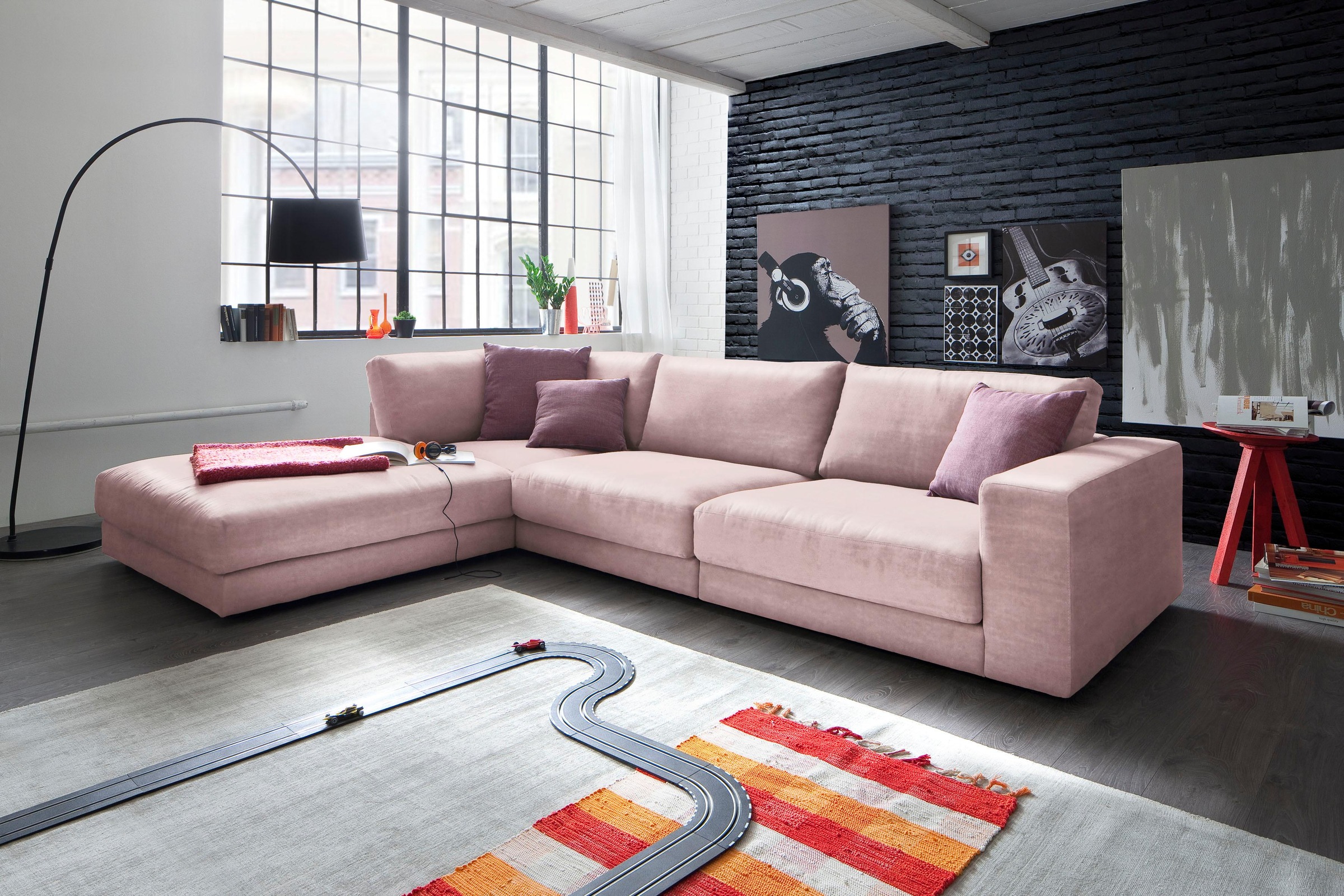 3C Candy Ecksofa »Enisa II L-Form« bestehend aus Modulen, daher auch individuell aufstellbarbar