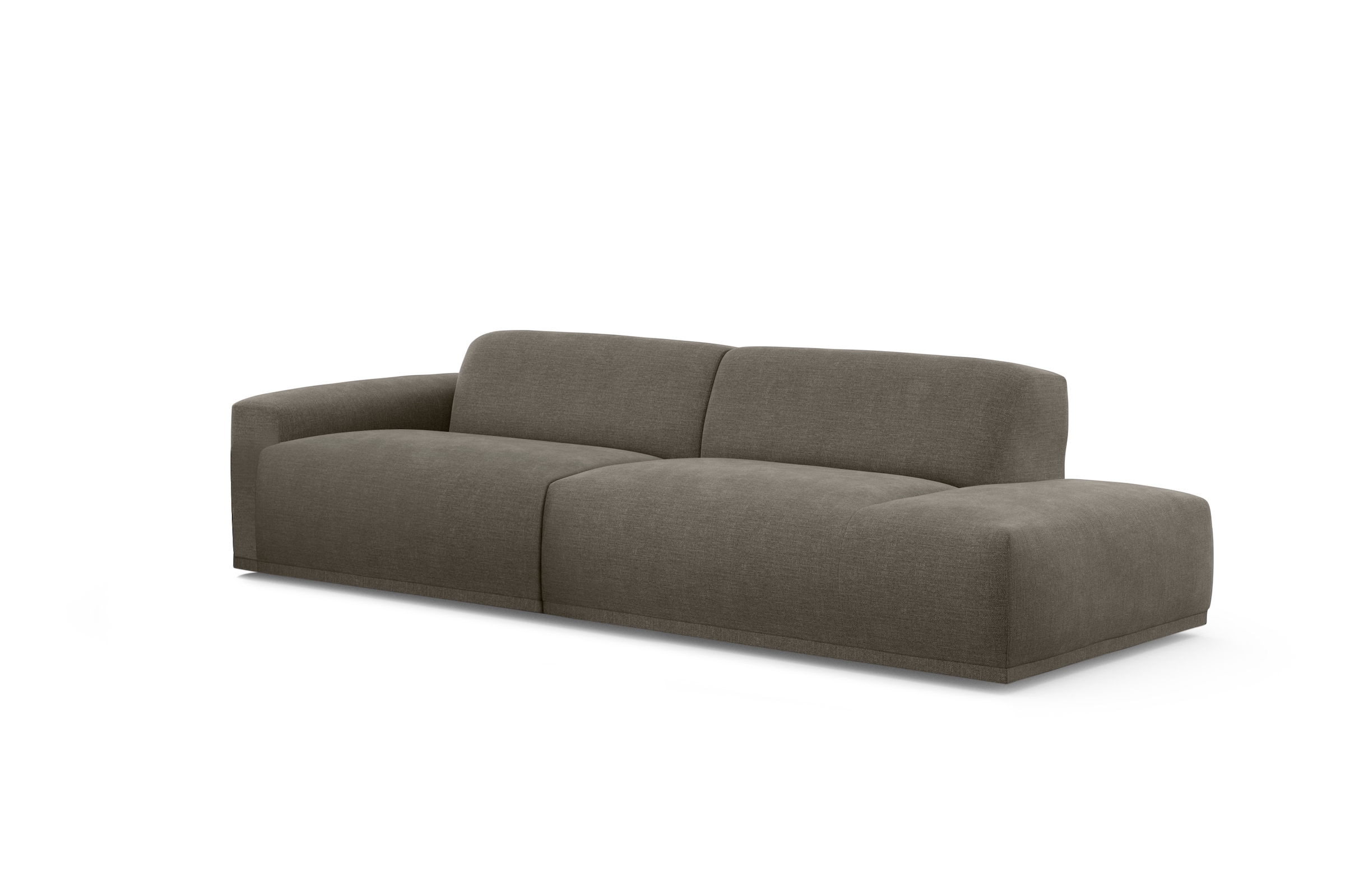 TRENDMANUFAKTUR Big-Sofa »Braga, mit hochwertigem Kaltschaum, Megasofa, in Cord erhältlich«, modernes Big-Sofa, Couch mit hohem Sitzkomfort, 277/72/107 cm (B/H/T)