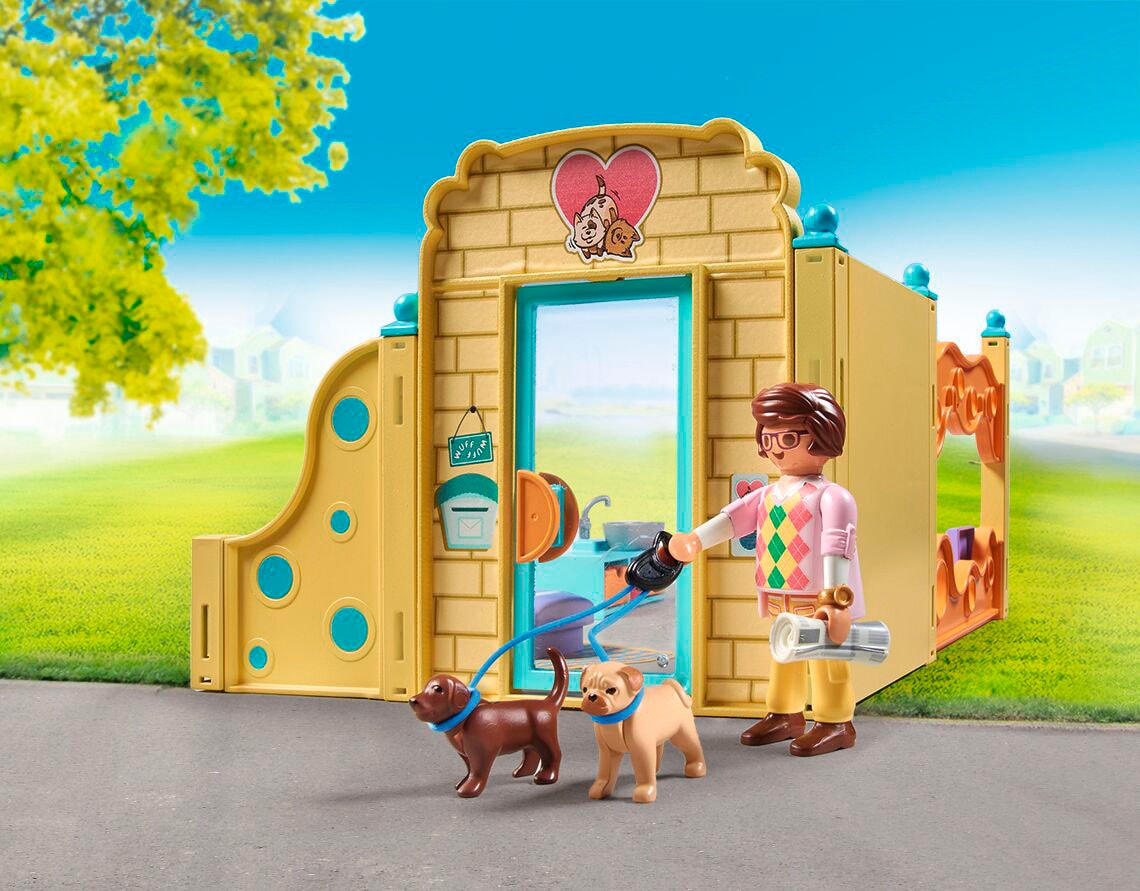 Playmobil® Konstruktions-Spielset »Welpenhaus (71743), Playmobil My Life«, (94 St.)