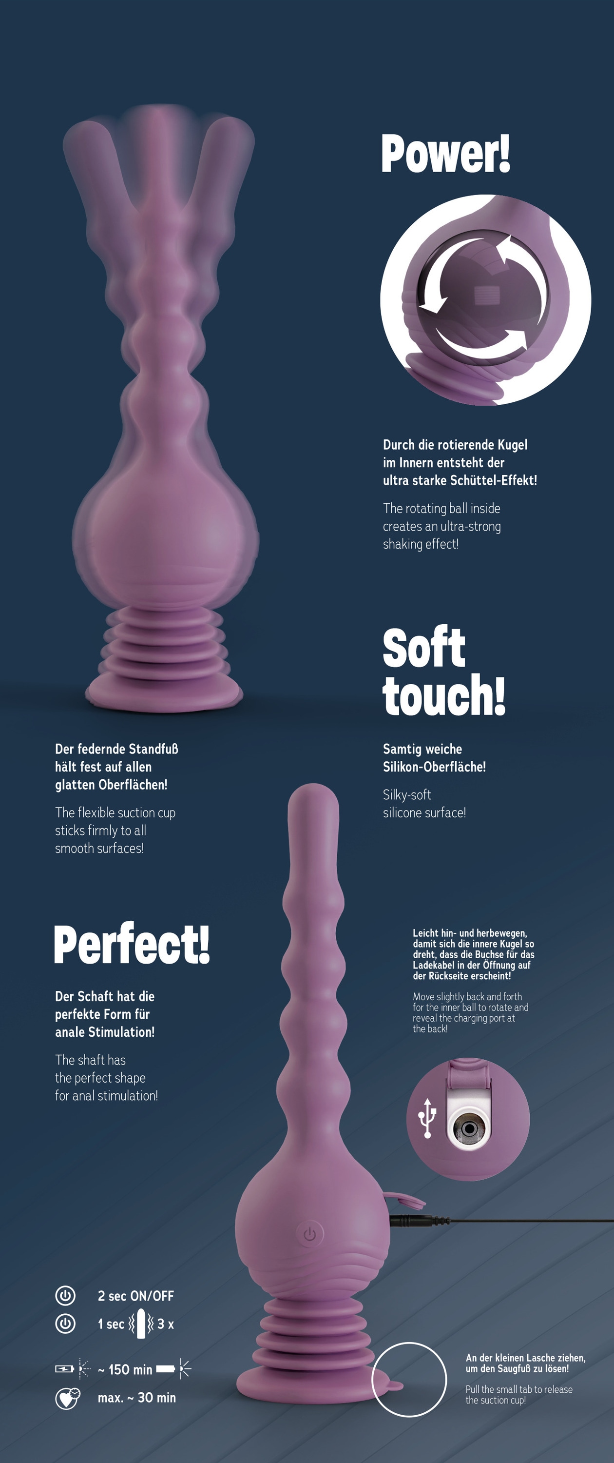 You2Toys Anal-Stimulator »Analvibrator Turbo Shaker Anal Lover« ()