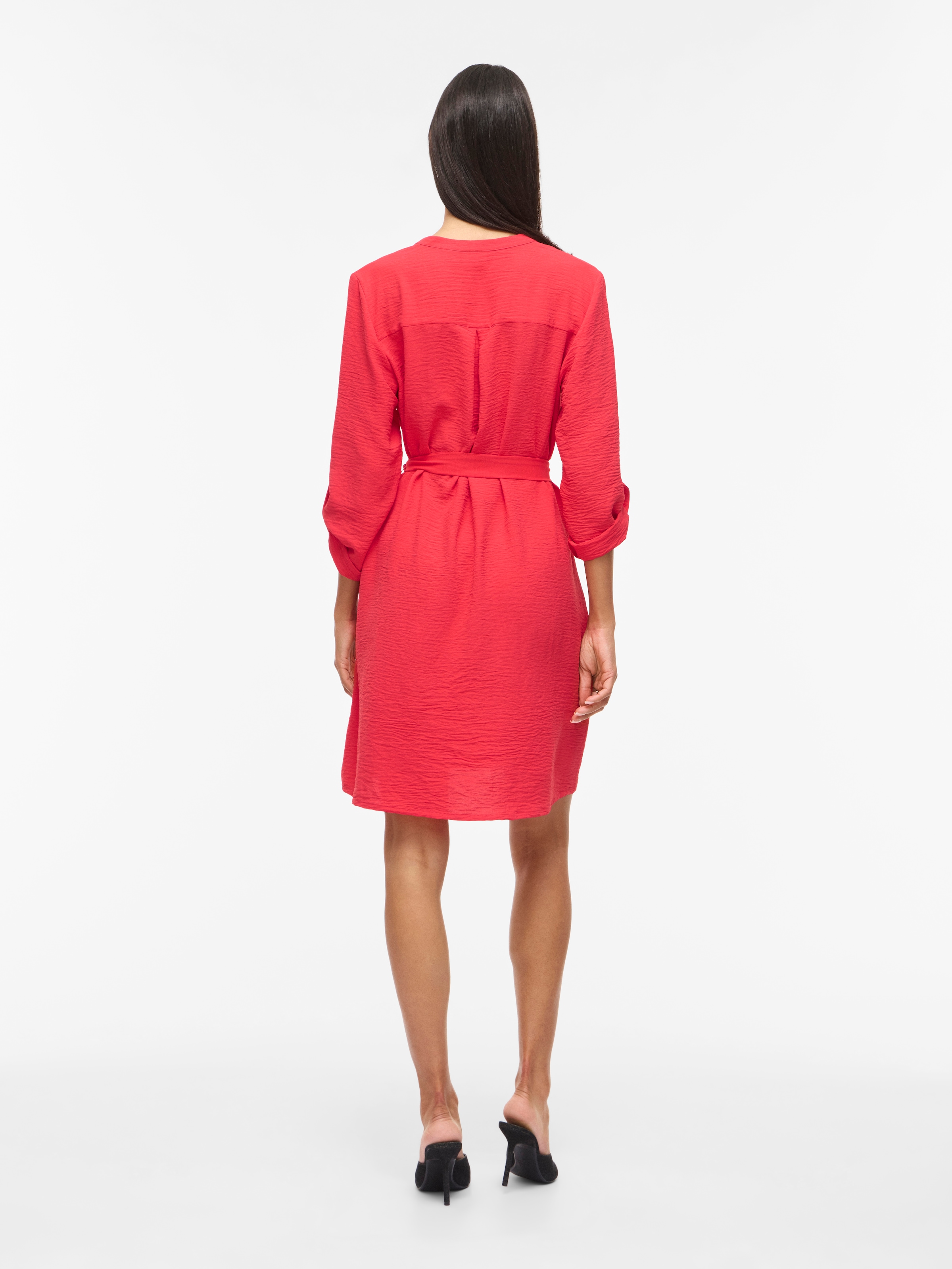 Vila Minikleid »VIJOSA 3/4 V-NECK DRESS« Sommerkleid,